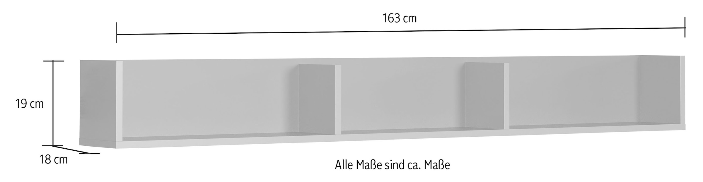 andas Wohnwand »Mikkeline«, (2 St.)