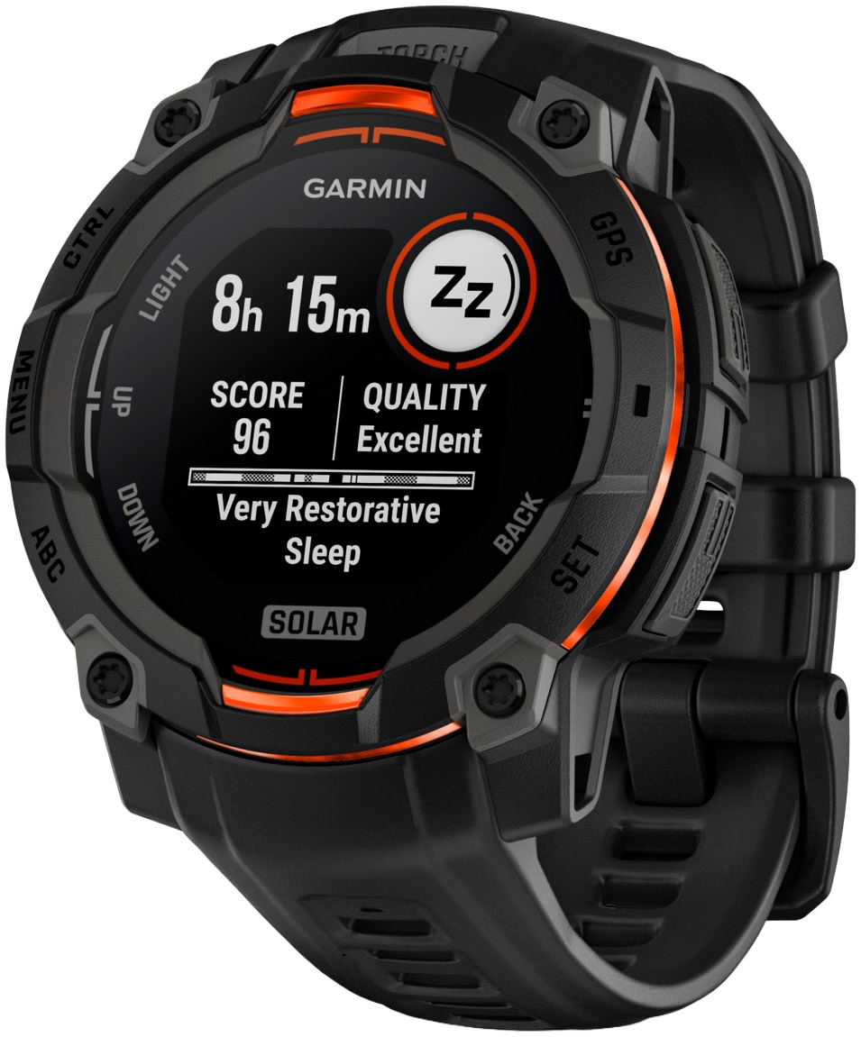 Garmin Smartwatch »Instinct 3 Solar - 45 mm«(50/ 1,3 ″) Garmin