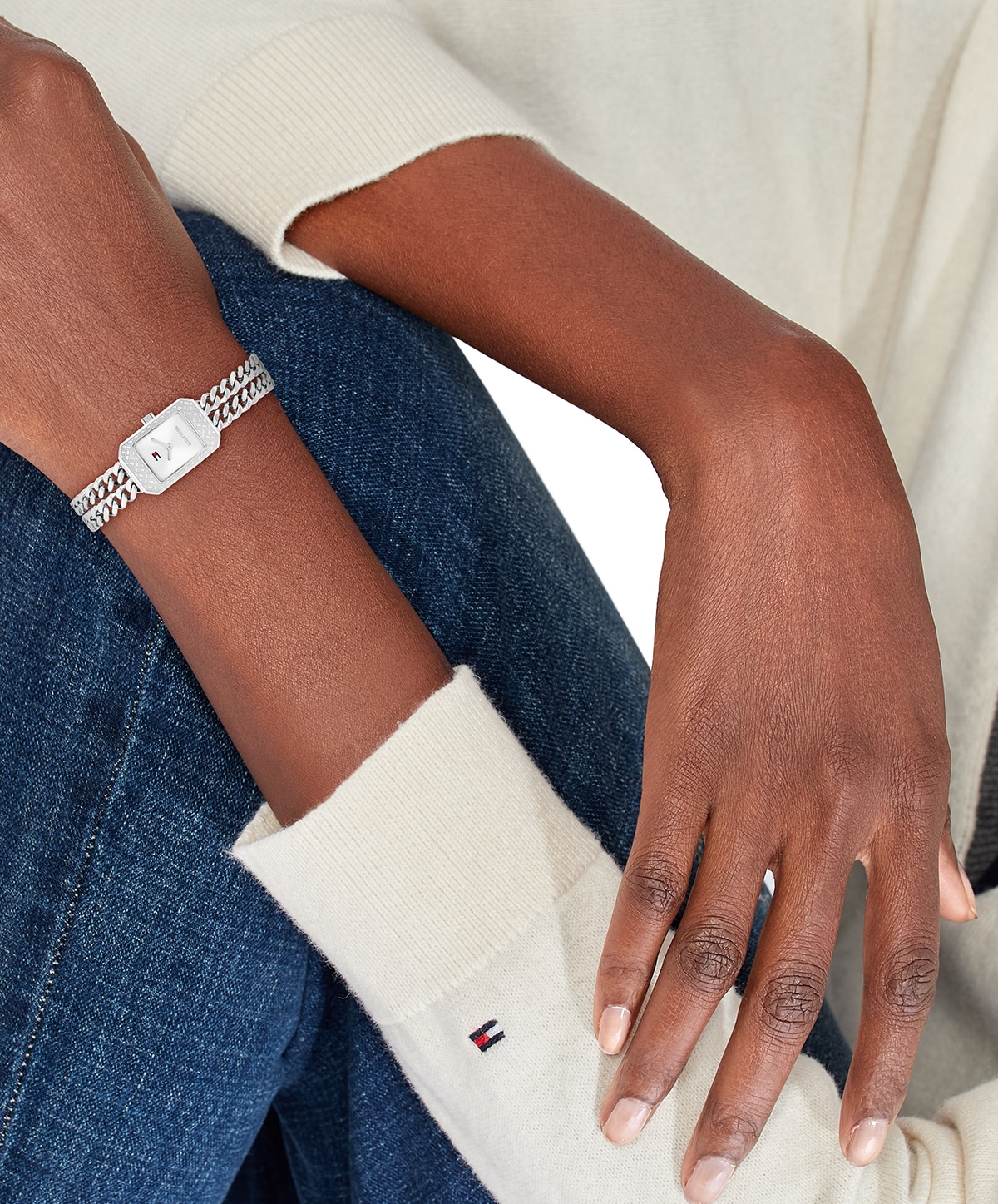 Tommy Hilfiger Quarzuhr »SARAH« Armbanduhr, Damenuhr, Edelstahlarmband, analog