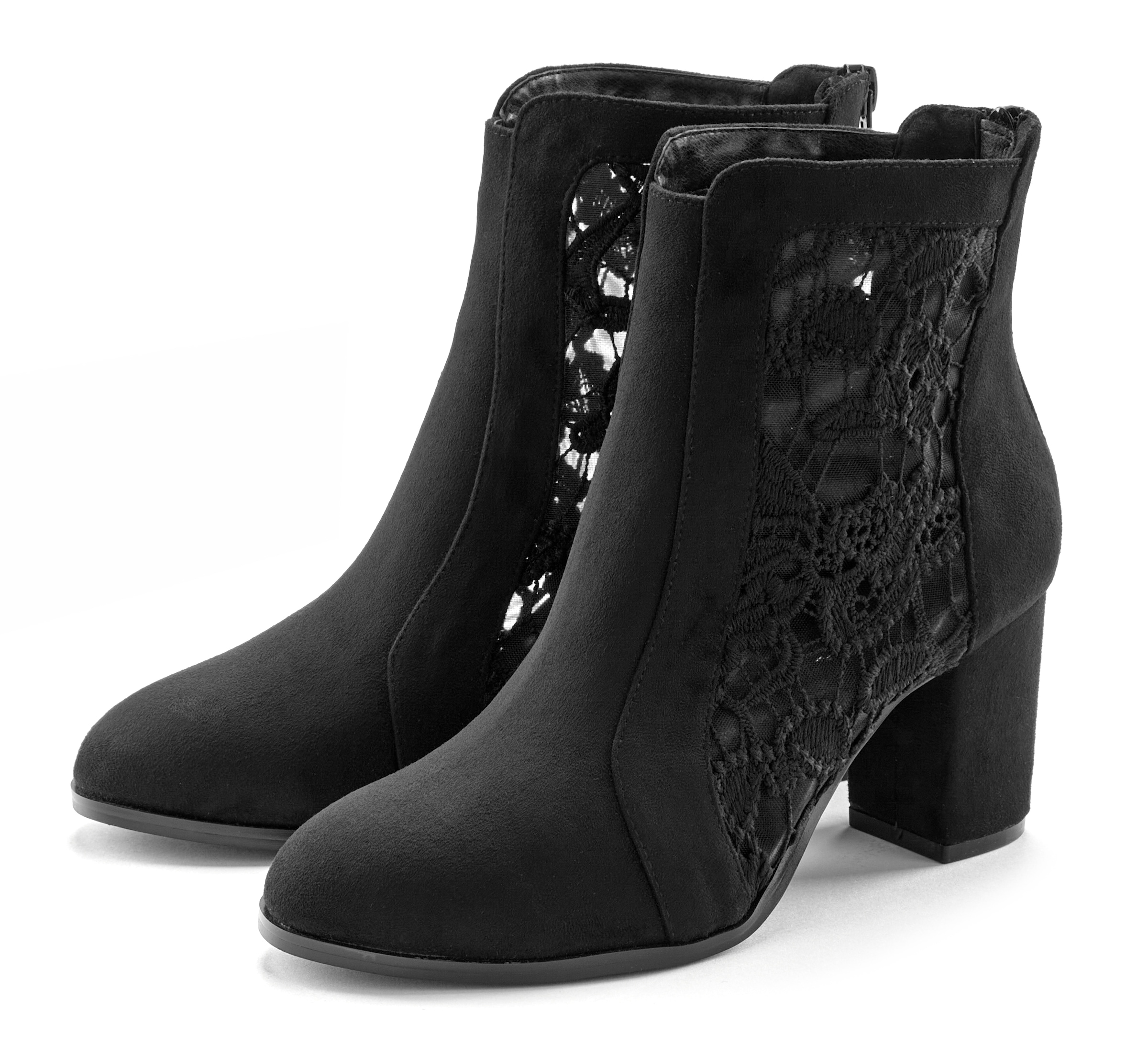 LASCANA High-Heel-Stiefelette "Ankle Boot, Stiefel" mit modischer Spitze un günstig online kaufen