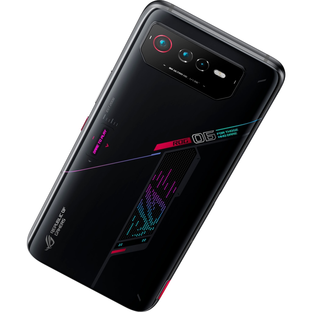 Asus Smartphone »ROG Phone 6«, Phantom Black, 17,22 cm/6,78 Zoll, 512 GB Speicherplatz, 50 MP Kamera