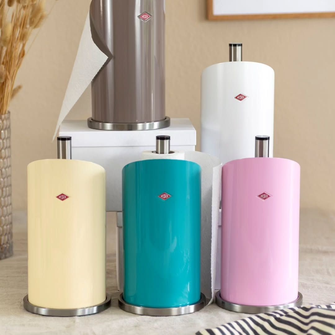 WESCO Küchenrollenhalter »Papierrollenhalter, Höhe ca. 30 cm«, (1 St.), für handelsübliche Küchenpapierrollen oder 2-3 Toilettenpapierrollen