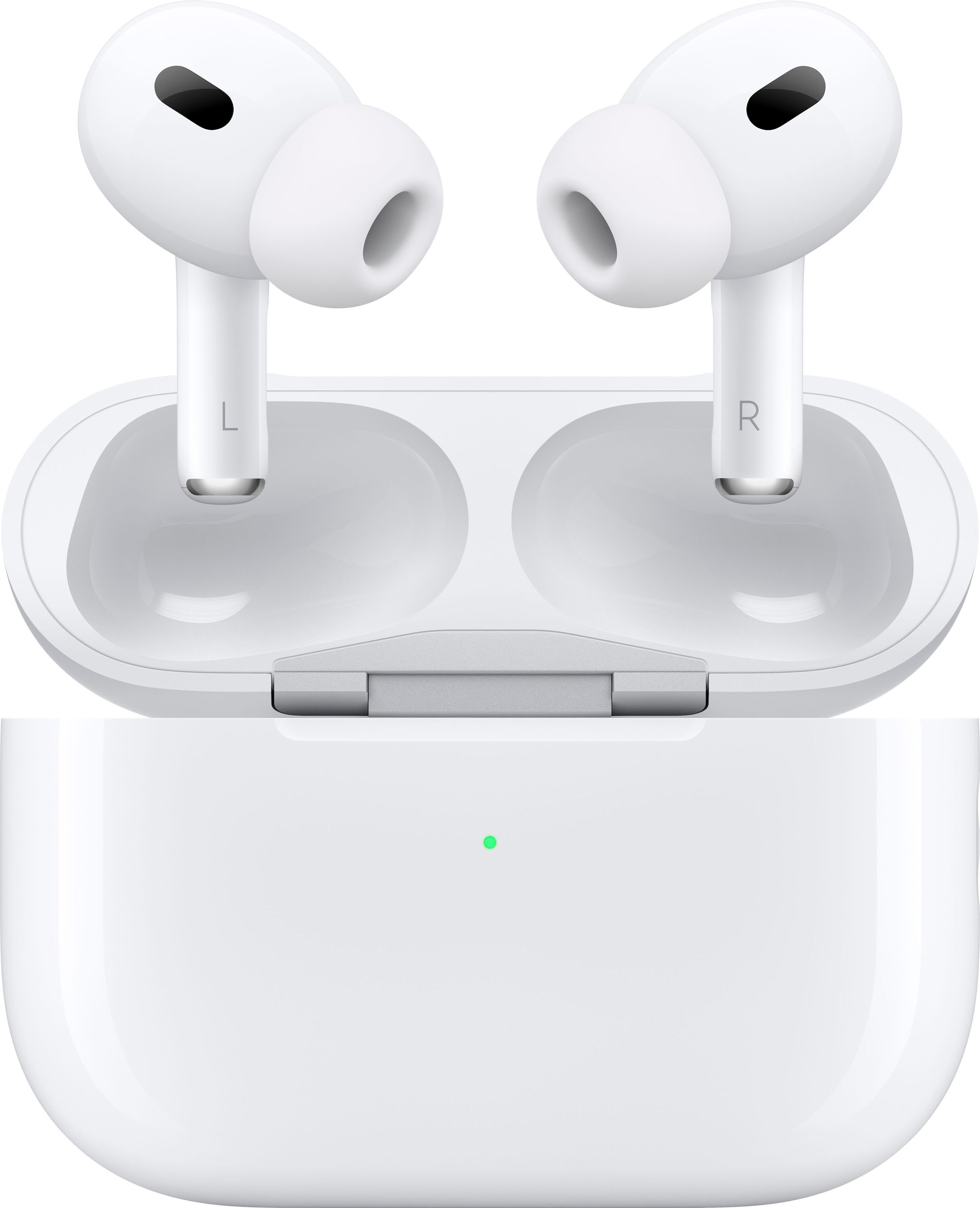 Apple In-Ear-Kopfhörer »AirPods Pro (2. Gen. 2023) mit MagSafe Case  (USB-C)«, Bluetooth, Active Noise Cancelling  (ANC)-Freisprechfunktion-Transparenzmodus-kompatibel mit Siri | BAUR