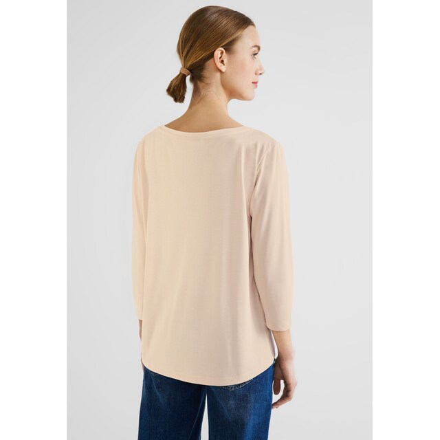 in STREET ONE Unifarbe BAUR 3/4-Arm-Shirt, | für bestellen