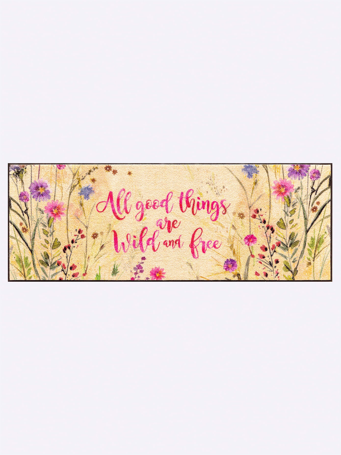 wash+dry by Kleen-Tex Footmat Pink 70x190cm 2