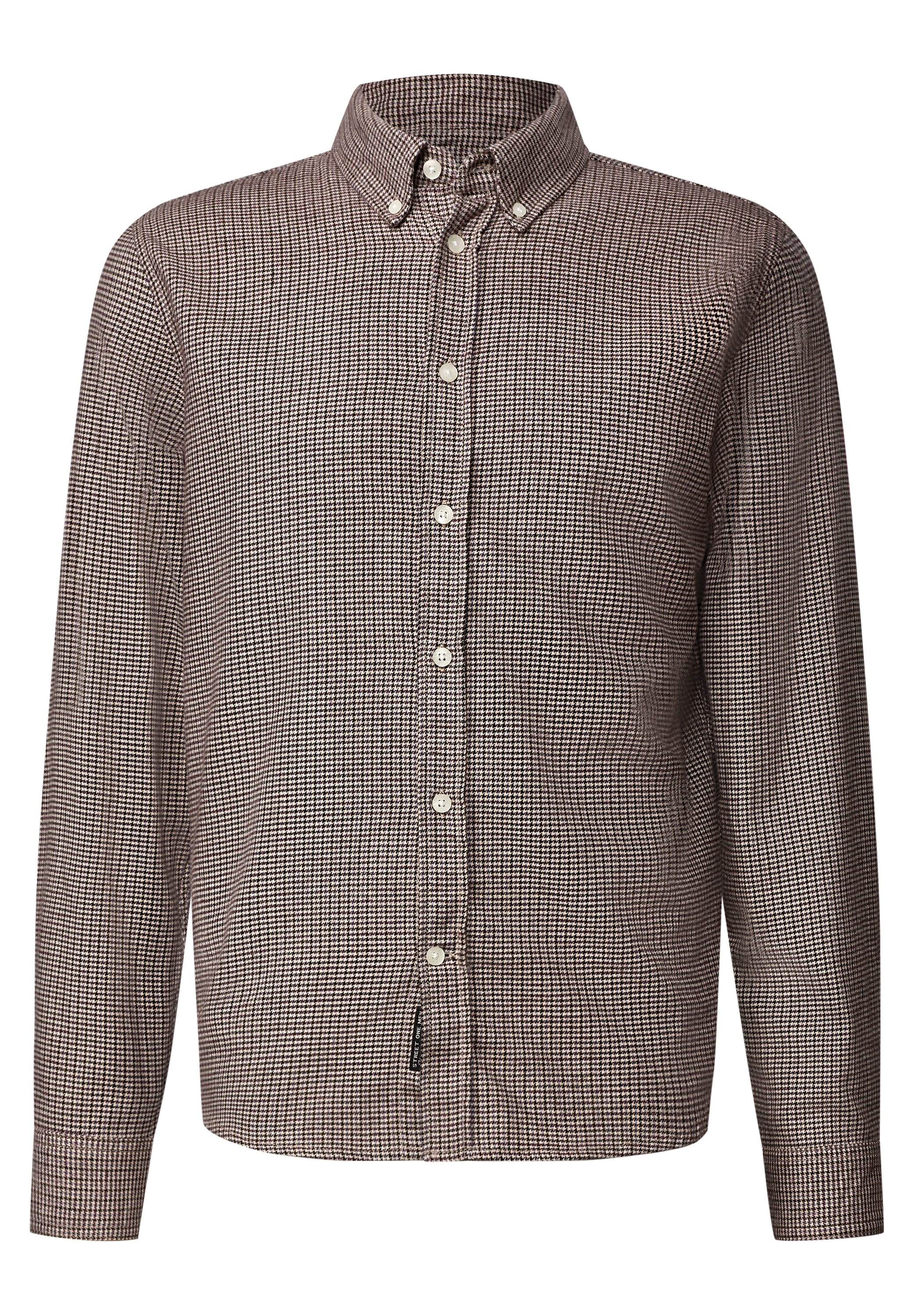 STREET ONE MEN Flanellhemd aus reiner Baumwolle