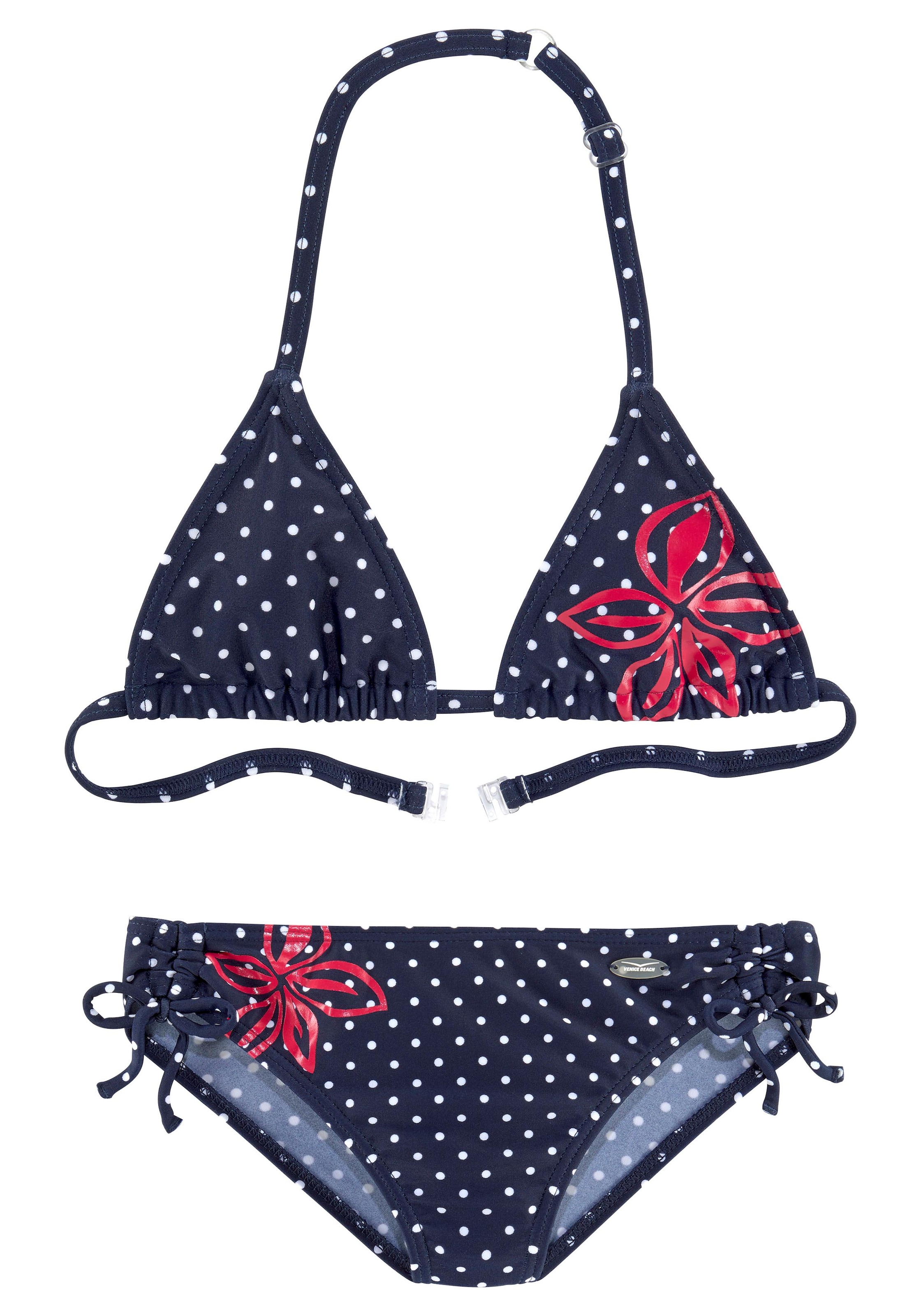 Venice Beach Triangel-Bikini, im modischen Punkte-Design