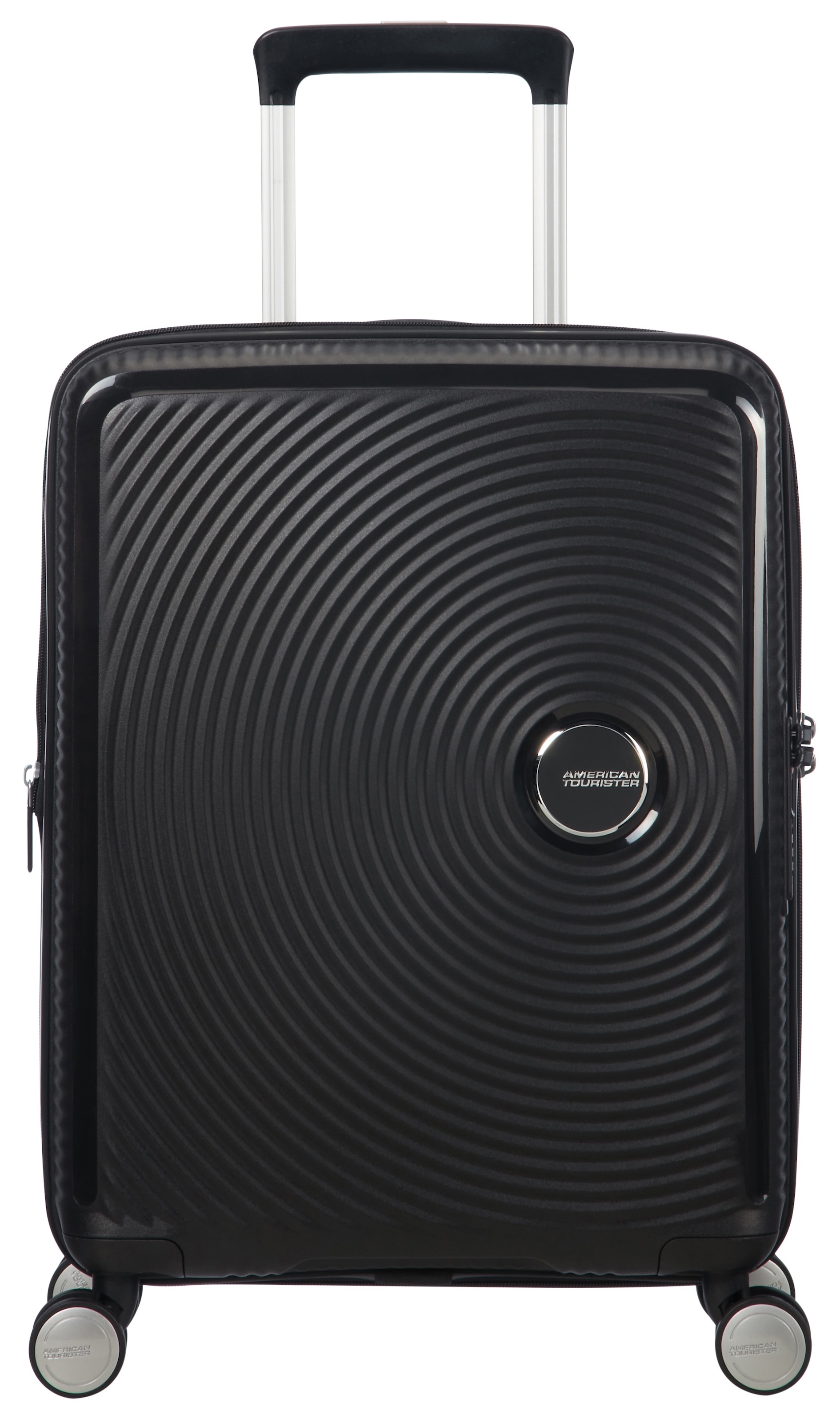 American Tourister Hartschalen-Trolley "SOUNDBOX 55", 4 St. Rollen, Koffer Reisegepäck Handgepäck-Koffer TSA-Zahlenschlo