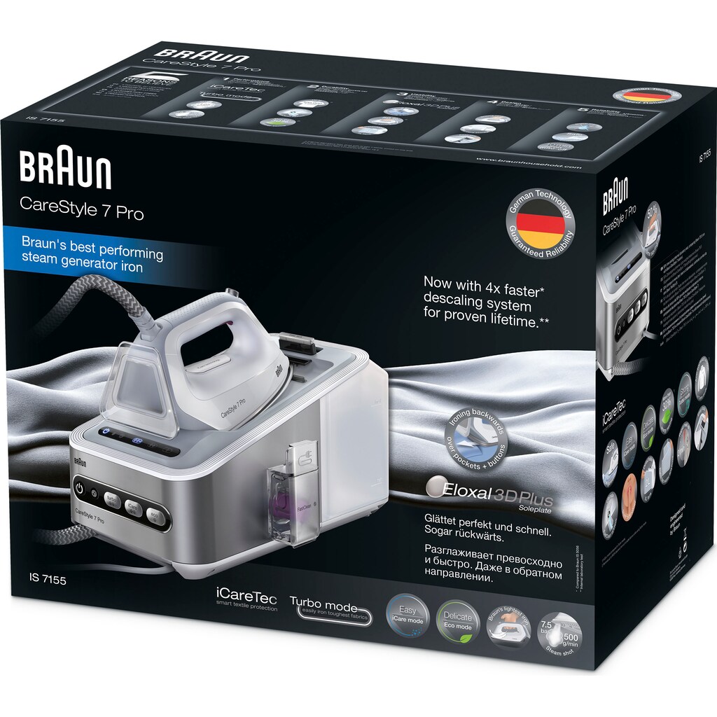 Braun Dampfbügelstation »CareStyle 7 Pro IS 7155 WH«