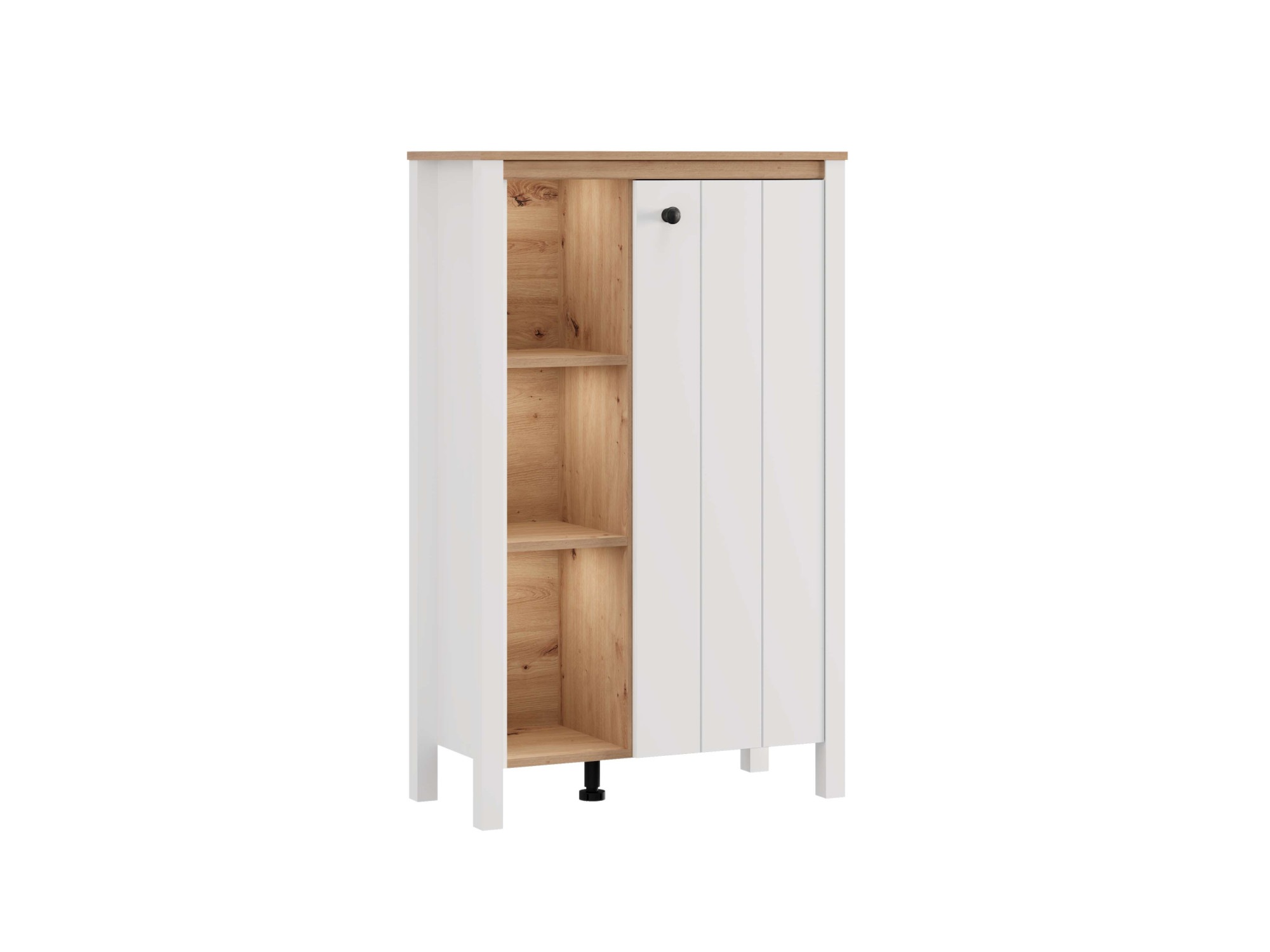 Home affaire Highboard »BEDFORD, Hochkommode, Vitrine, Glasvitrine, Kombi-Highboard« MDF-Profil 2D ummantelt, Hotstamping