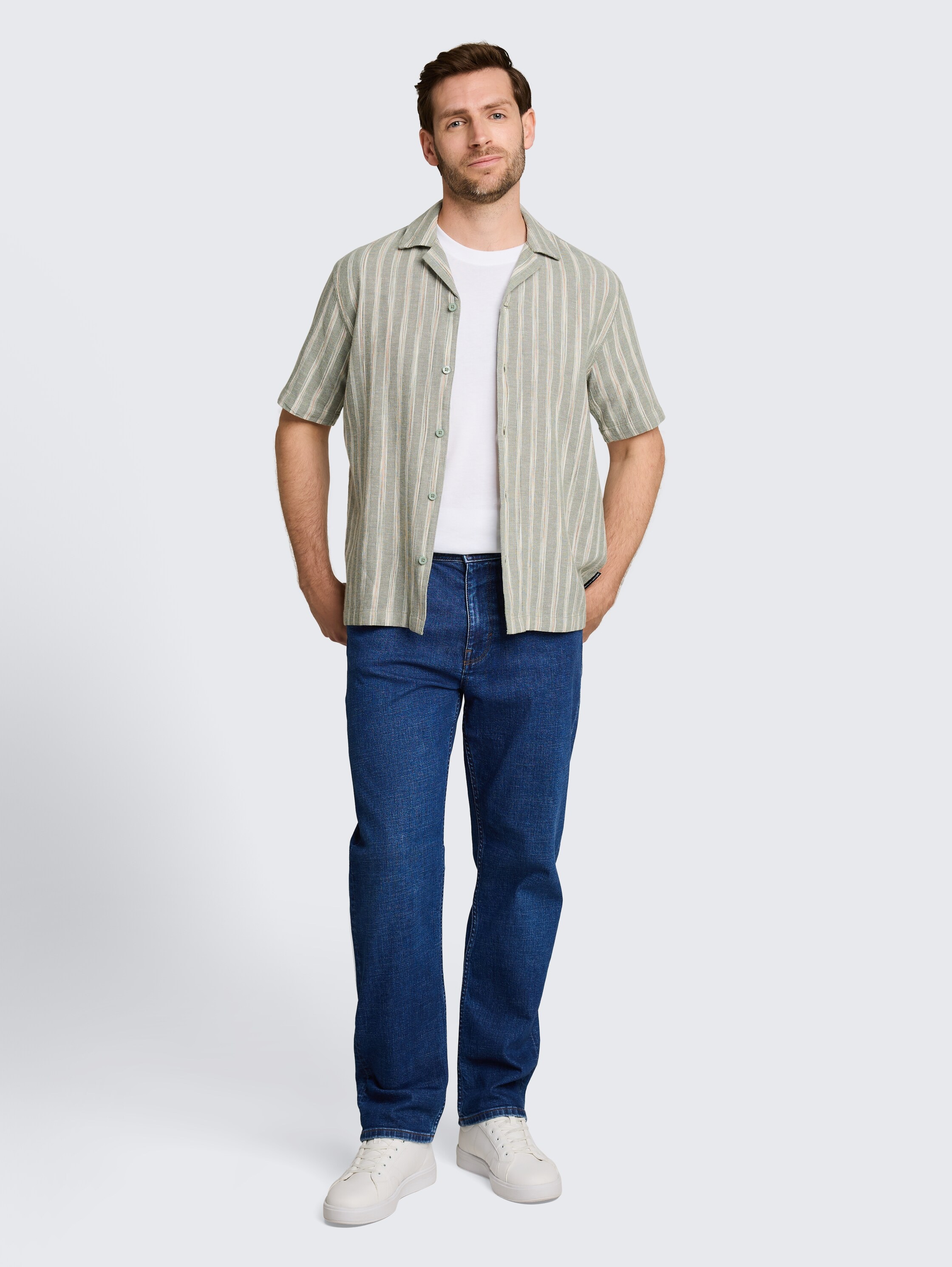 TOM TAILOR 5-Pocket-Jeans im Relaxed Fit / mit Stretch