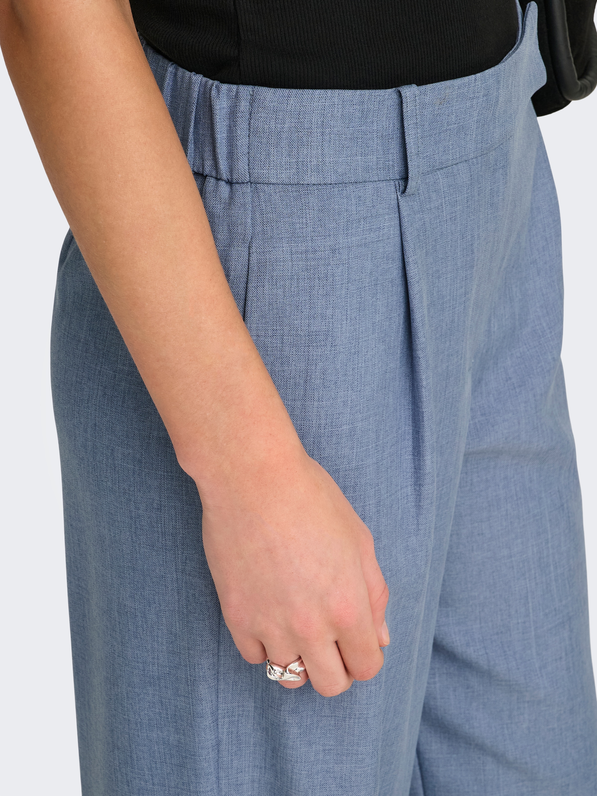 ONLY Anzughose »ONLLINDA HW STR MEL PANTS TLR NOOS«