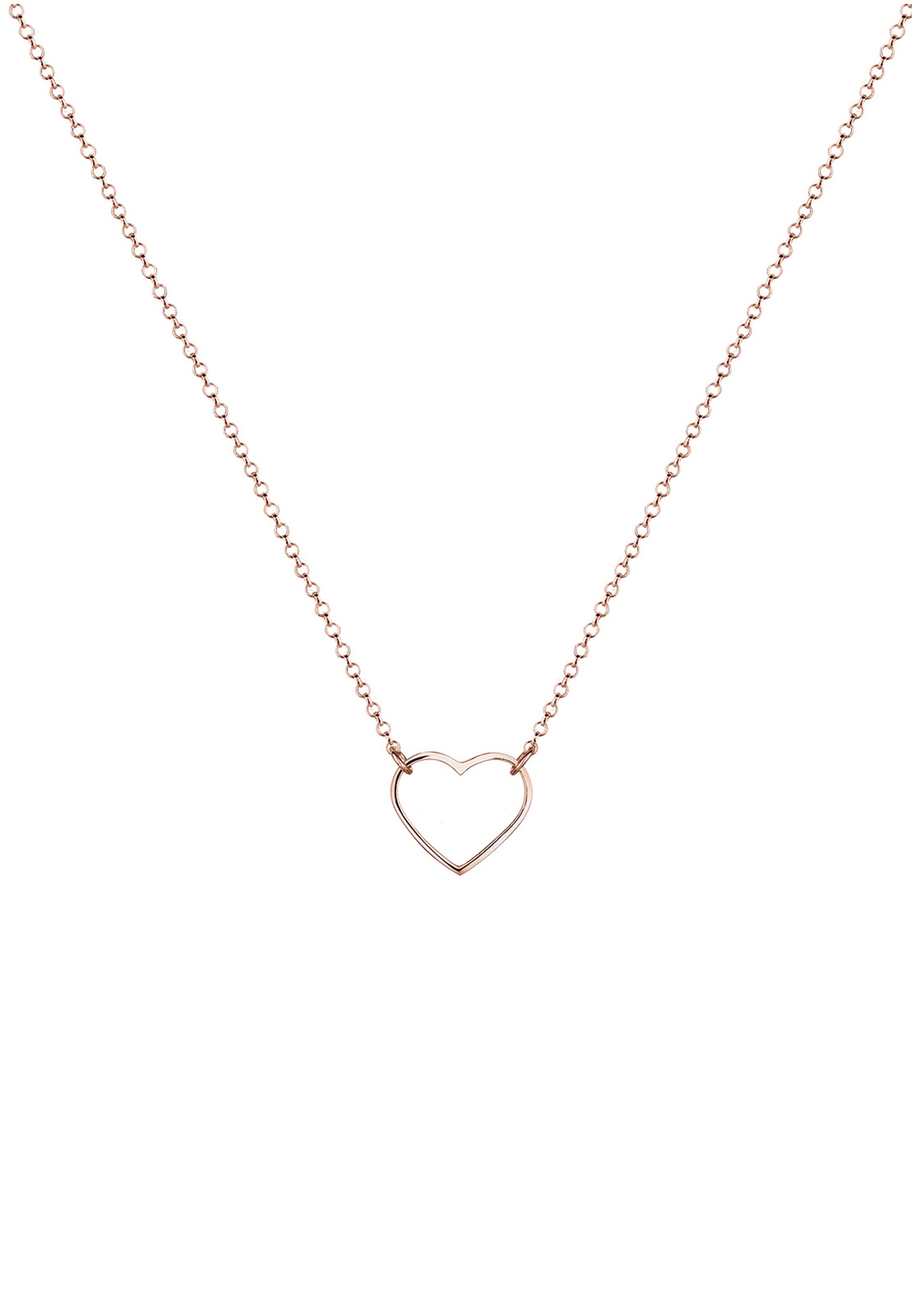 Elli Kette mit Anhänger »Herz Liebesbeweis 925 Sterling Silber«