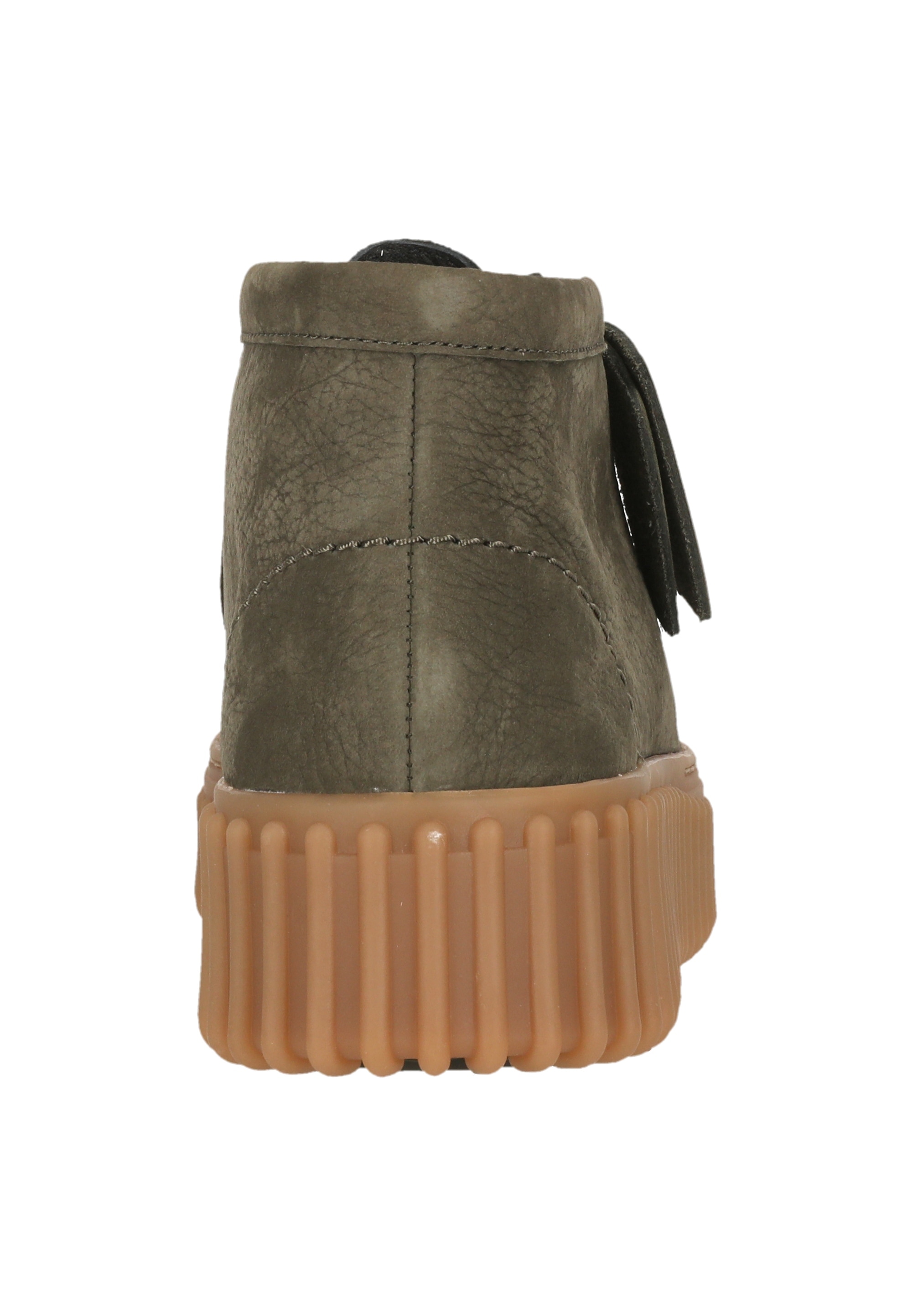 Clarks Schnürschuh »Torhill Moss Dark Green Nub«  mit charakteristischer, gerippter Sohle