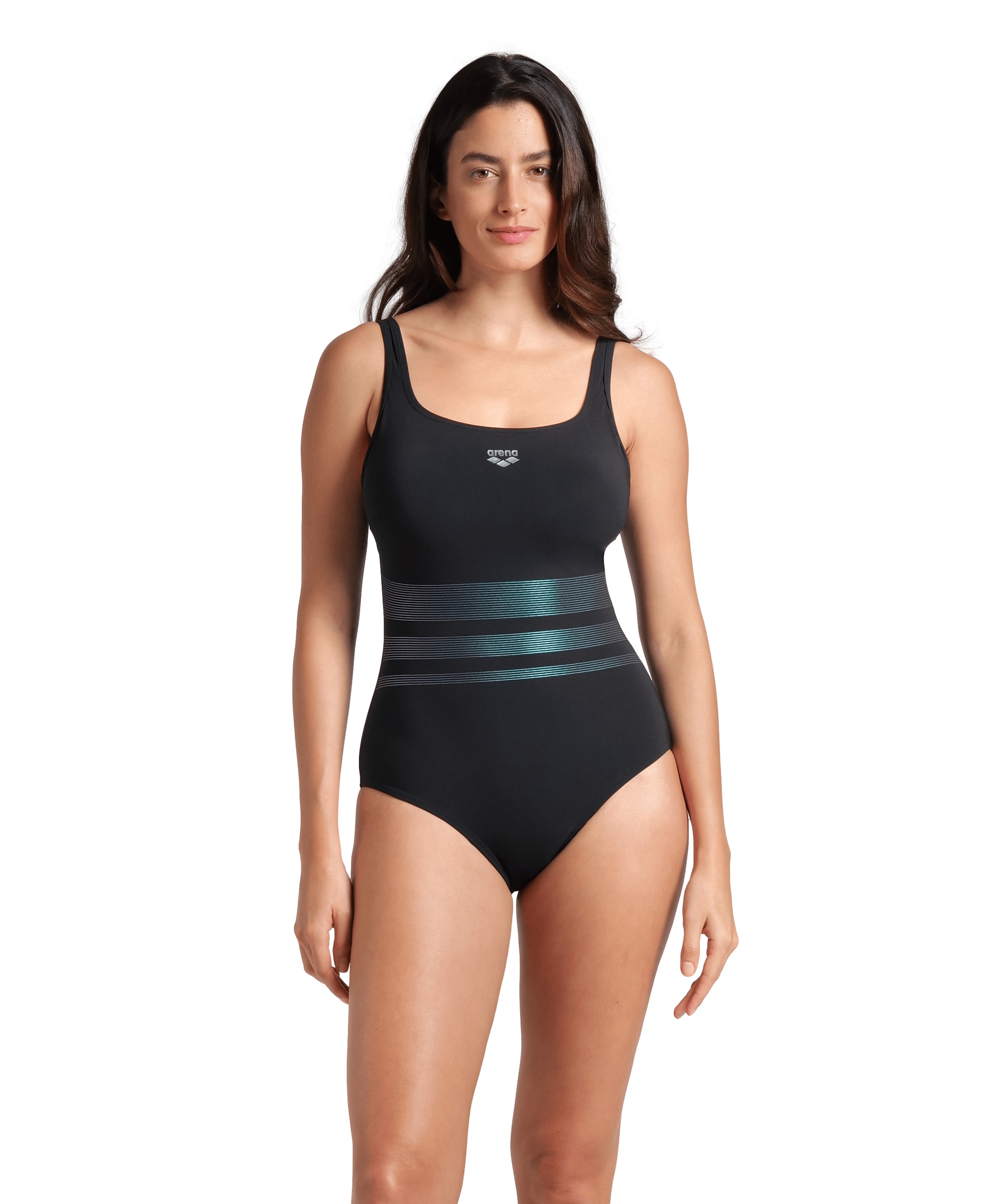 Arena Badeanzug »WOMEN'S ARENA SWIMSUIT ROSA WING BACK C CUP«, (1 St.)