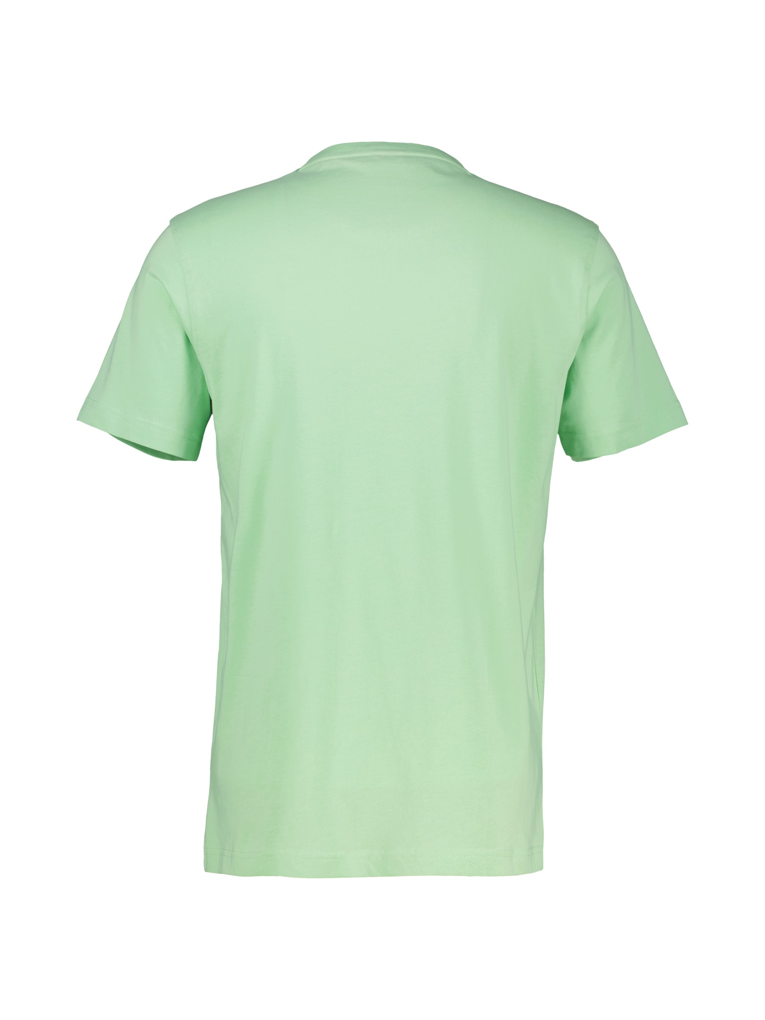 LERROS T-Shirt »LERROS Basic T-Shirt mit Logostitch, unifarben«