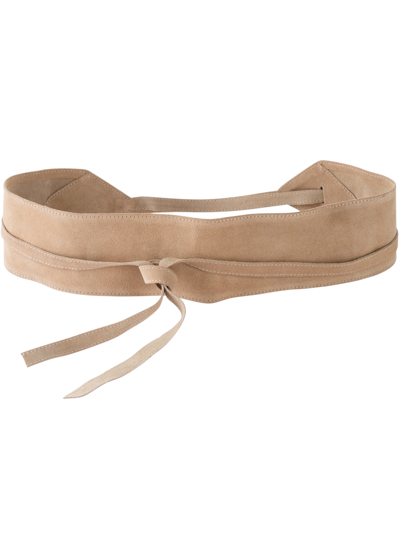 bonprix Ledergürtel aus Veloursleder, aus Büffelleder, individuelle Passfor günstig online kaufen