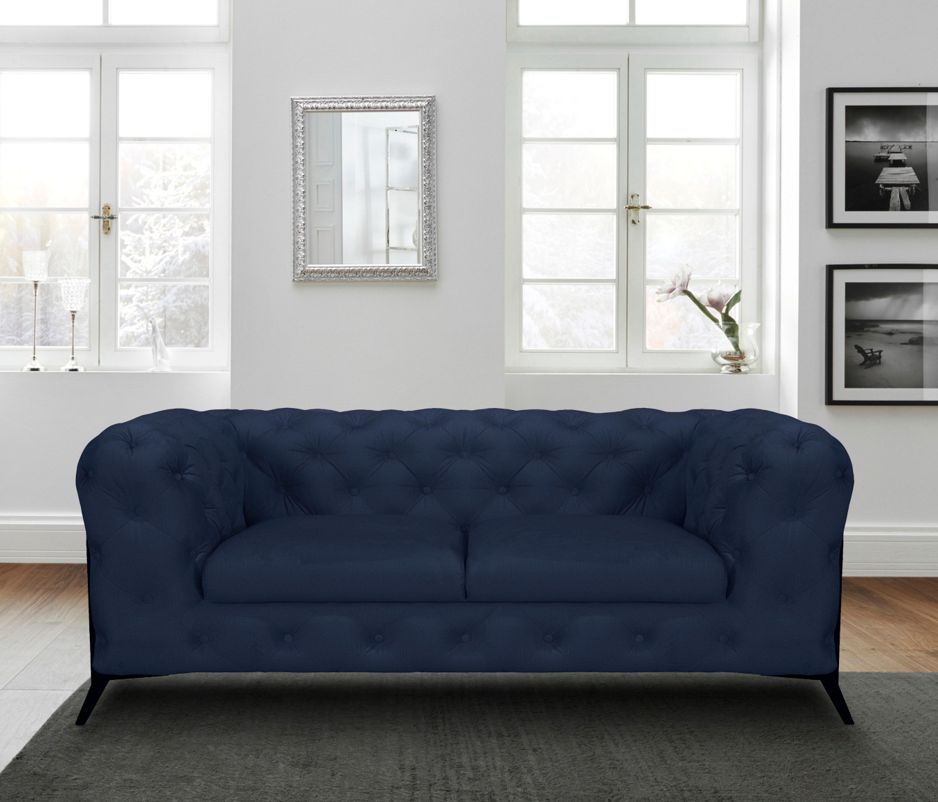 Home affaire Chesterfield-Sofa "Amaury" aufwändige Knopfheftung, moderne Ch günstig online kaufen