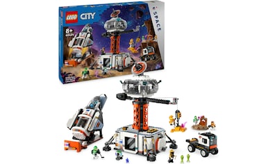 Konstruktionsspielsteine »Raumbasis mit Startrampe (60434), LEGO City«, (1422 St.)