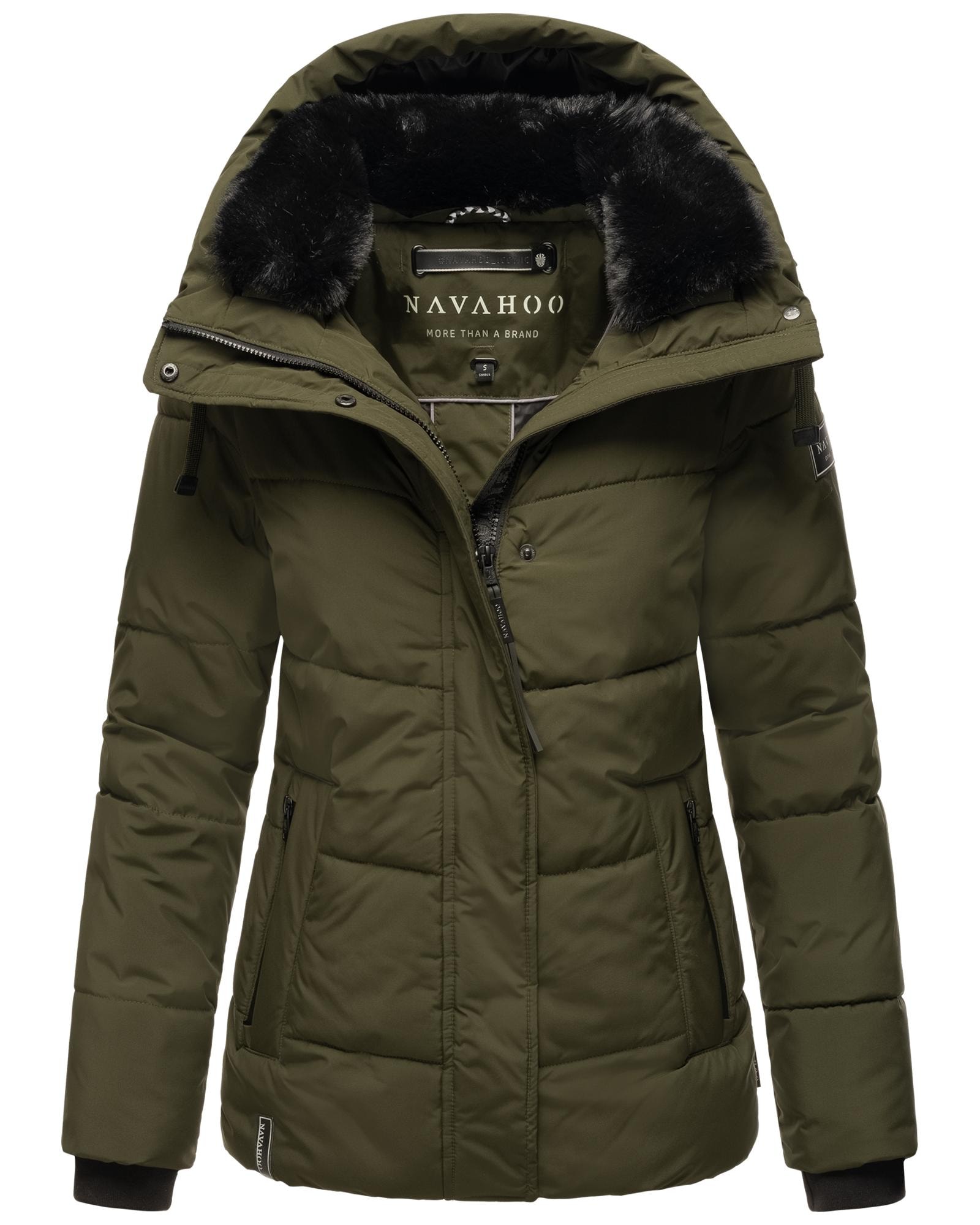 Navahoo Steppjacke »Sag ja XIV«, mit Kapuze, Warme gesteppte Winterjacke mit Kapuze
