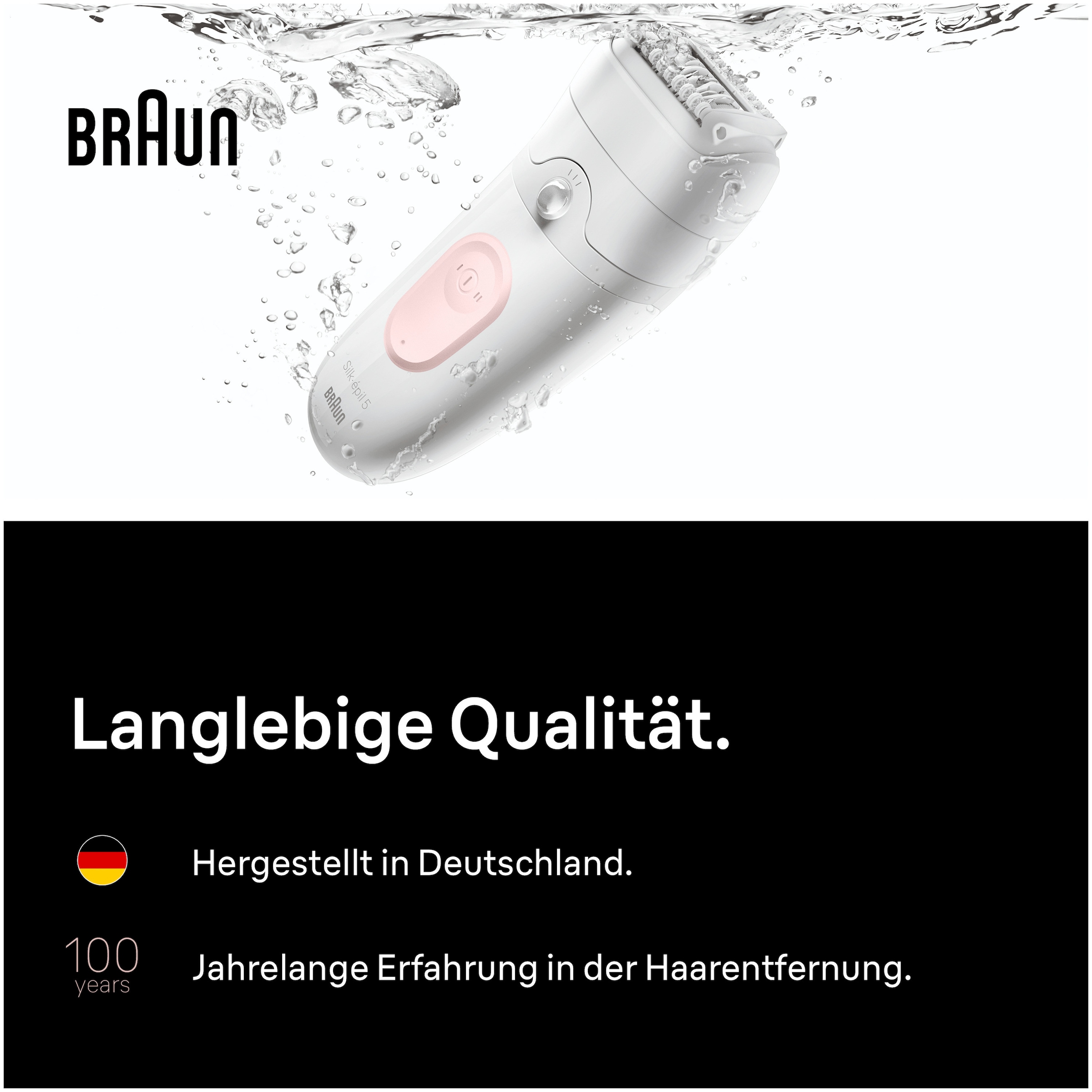 Braun Epilierer »Silk-épil 5 SE5-011« Wet & Dry, Einfache Haarentfernung, Langanhaltend glatte Haut