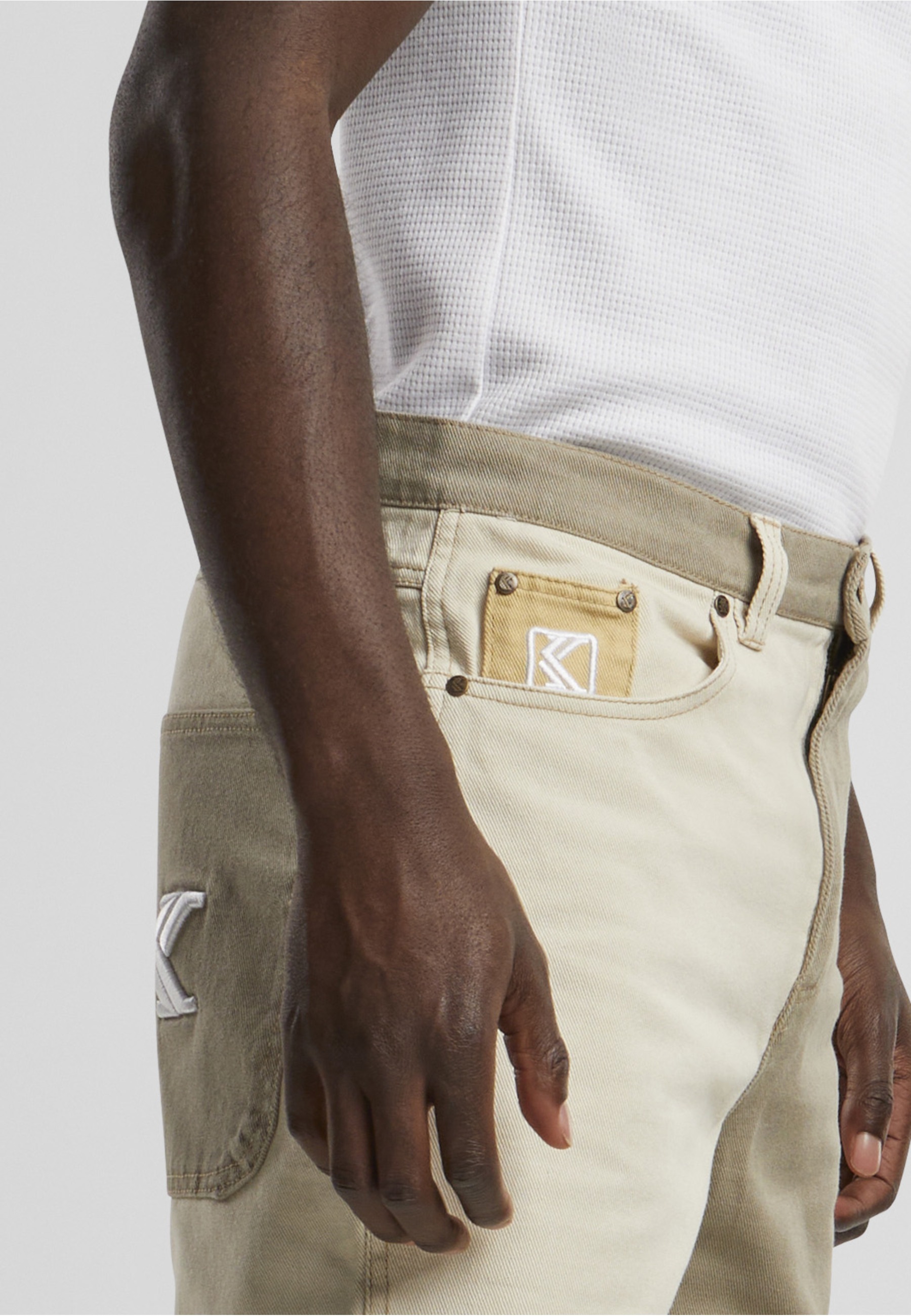 Karl Kani Shorts »Karl Kani Herren KM221-054-1 KK OG washed Block Shorts«