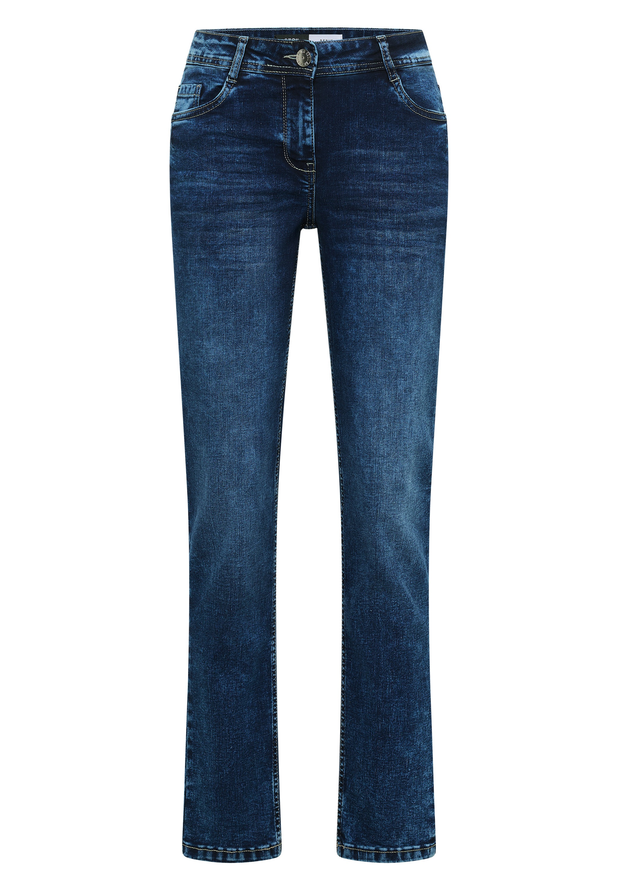 Cecil Scarlett Slim-Fit Jeans Women's Mid Blue 25/30 5