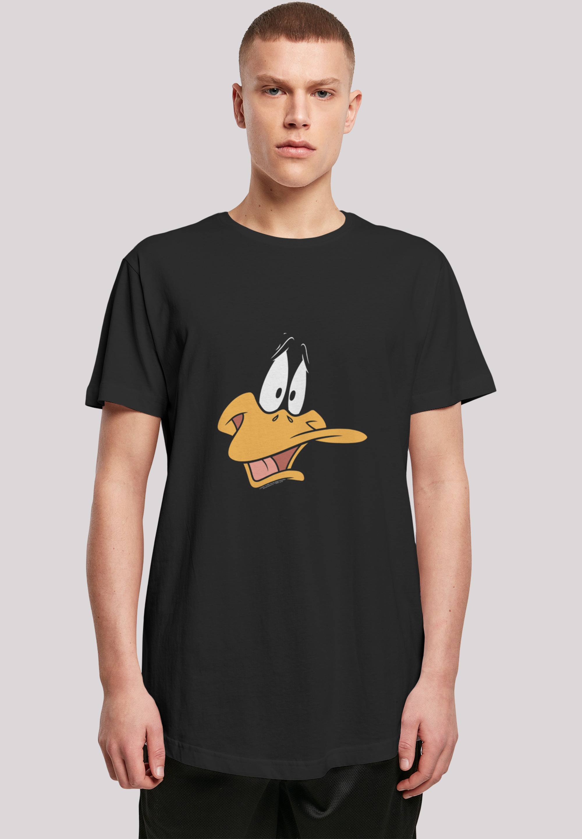 F4NT4STIC T-Shirt "Long Cut T-Shirt Looney Tunes Daffy Duck Face", Herren,P günstig online kaufen