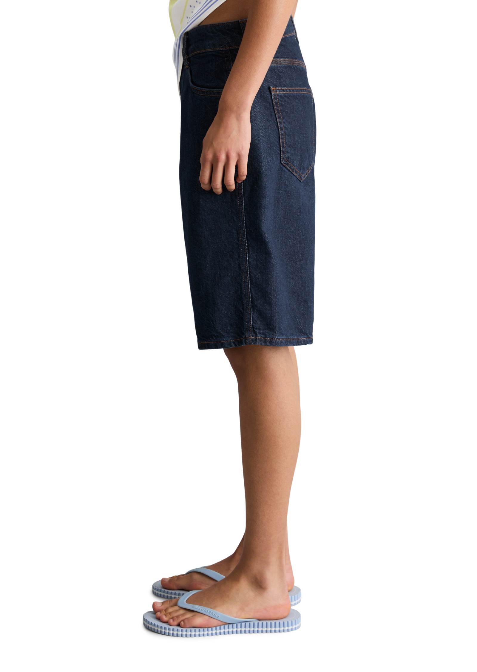Marc O'Polo DENIM Shorts »aus Rigid Denim ohne Elasthan«