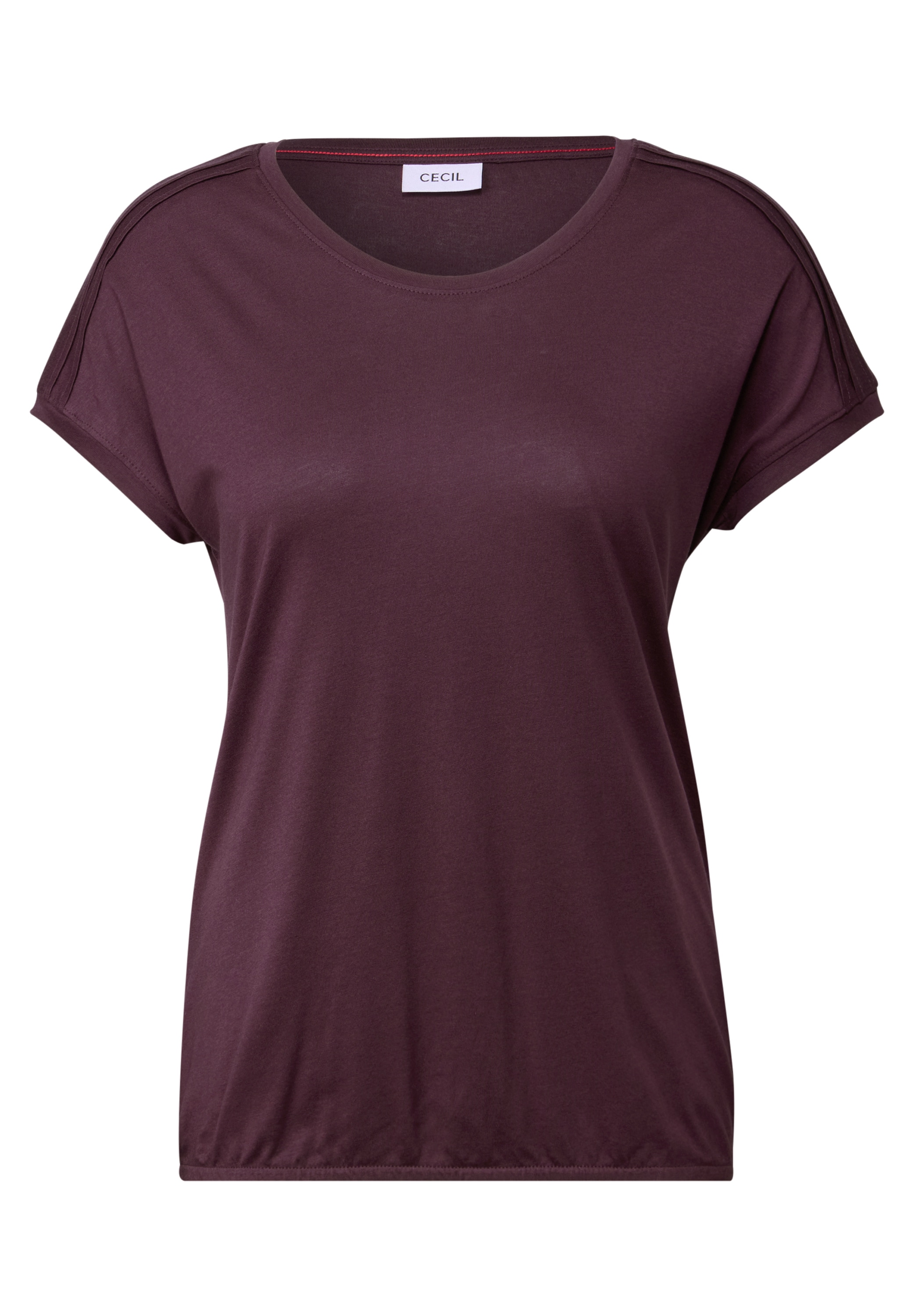 Cecil V-Shirt, mit Elastiksaum