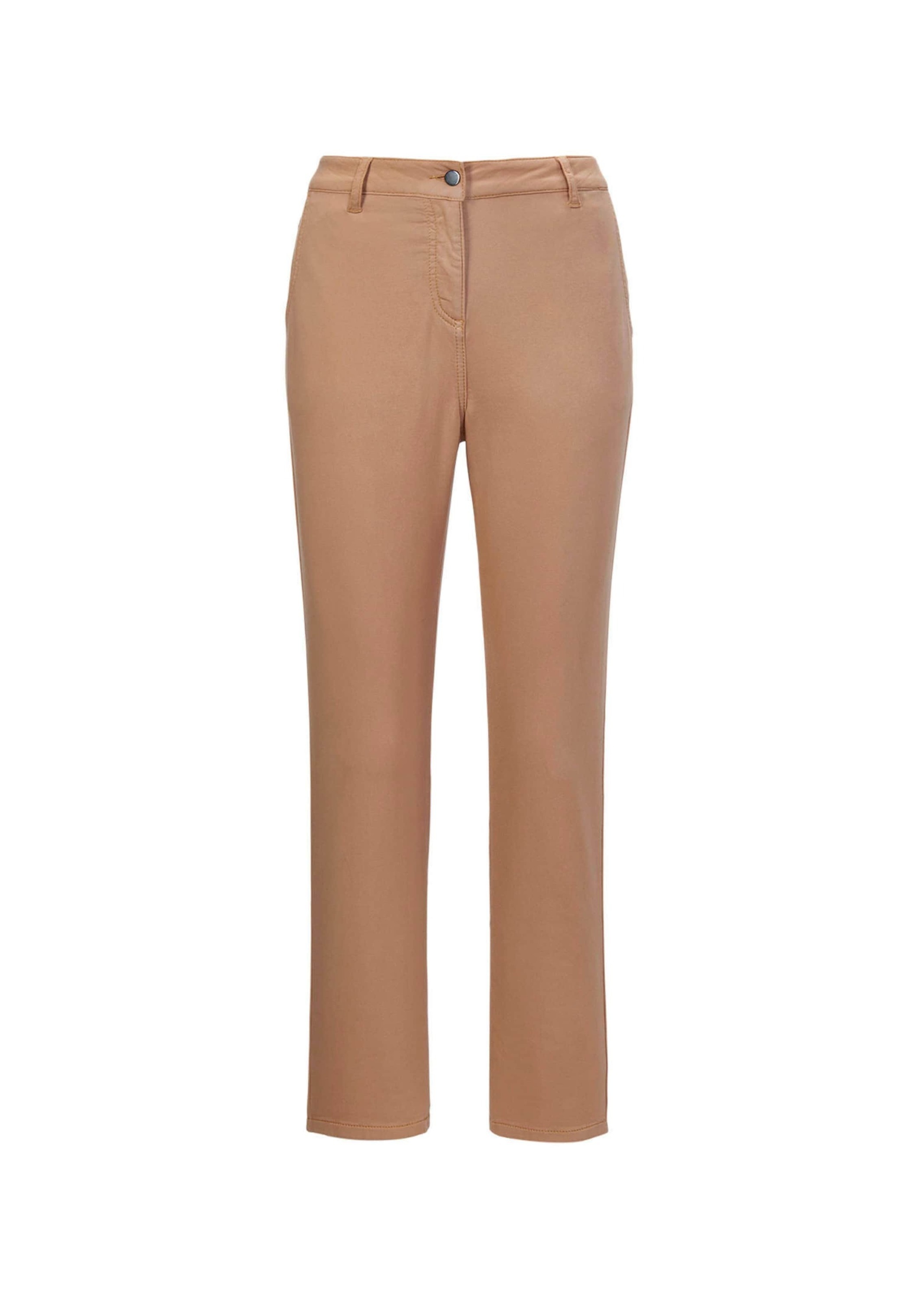 GOLDNER 2-in-1-Hose "Sportive Baumwollhose in Stretchqualität" Rippenstruktur