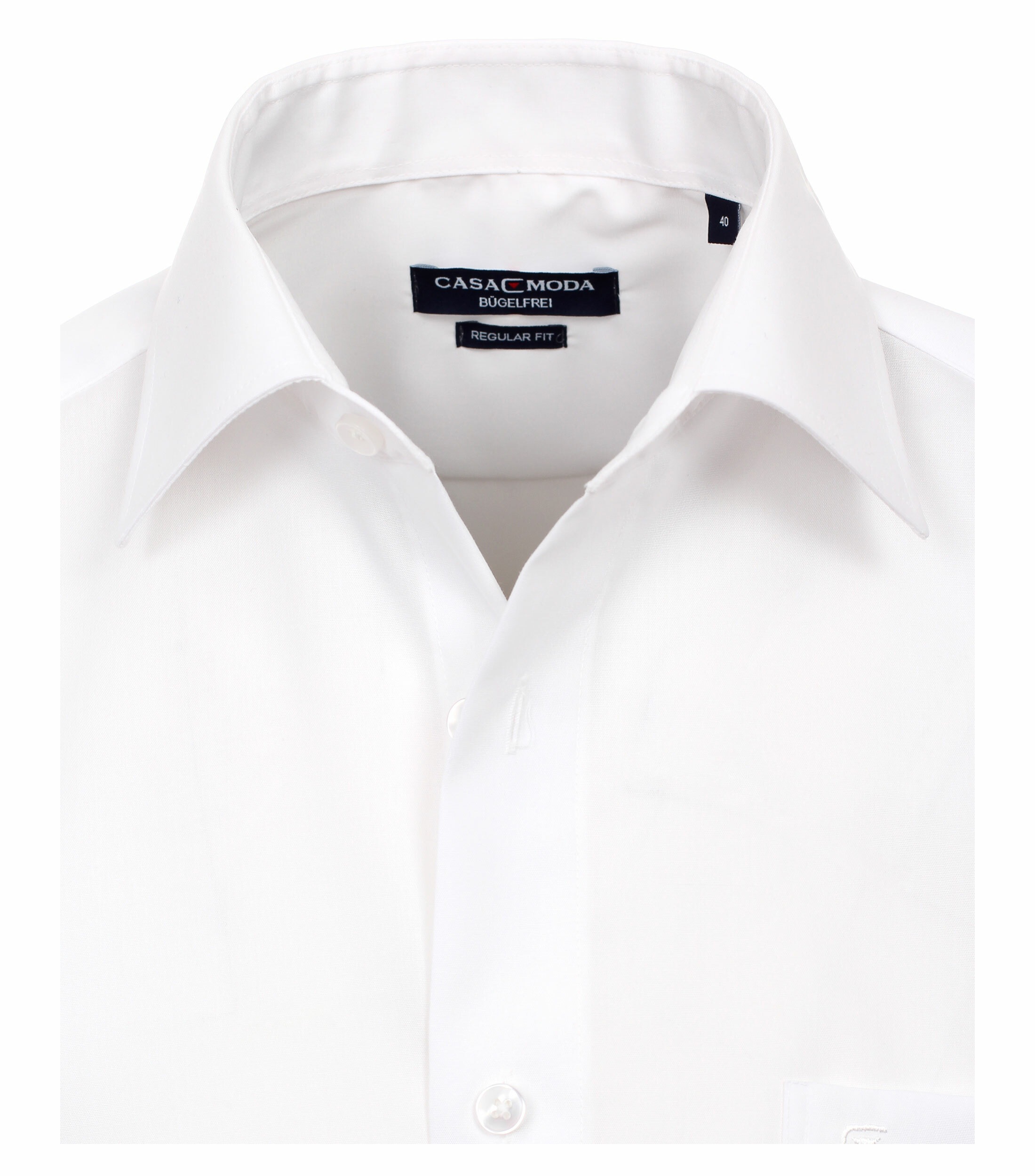 CASAMODA Business Shirt Short Sleeve Solid White Size 56 2