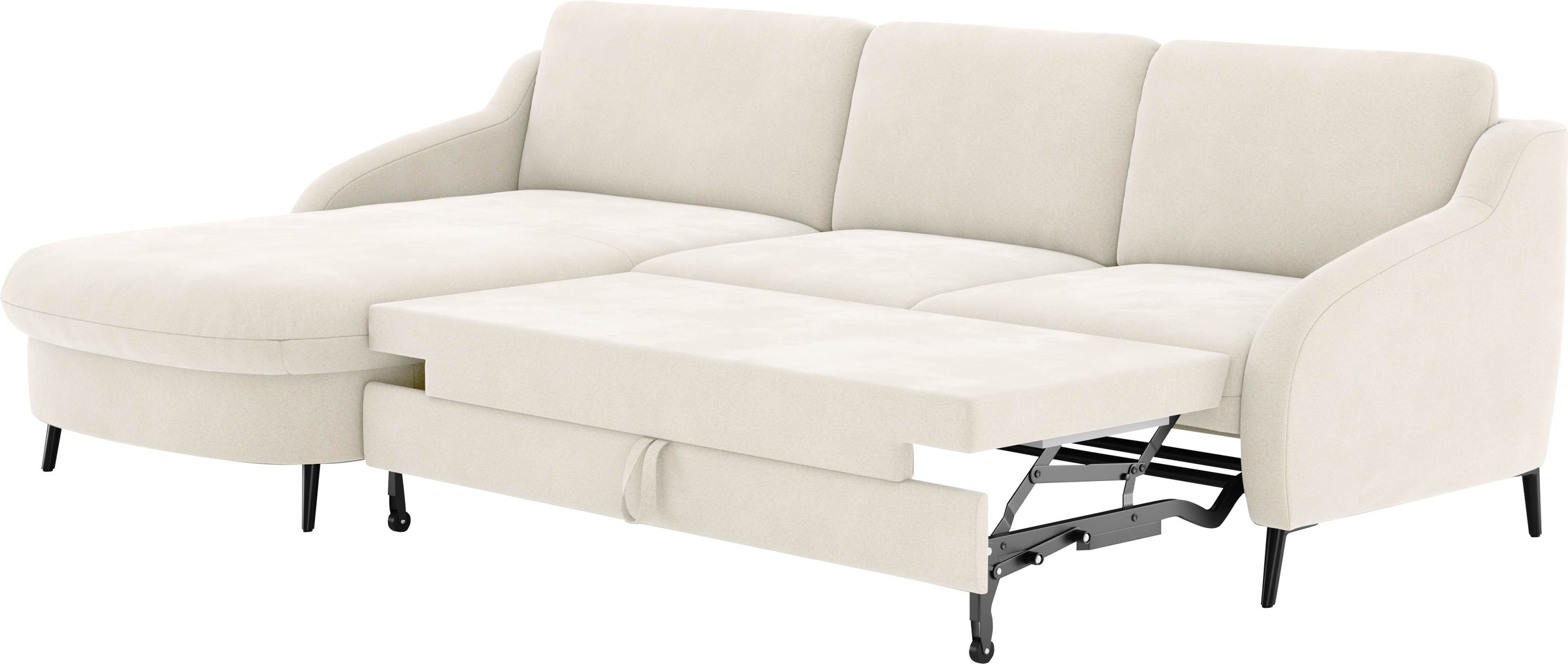 sit&more Ecksofa »Soul L-Form«, wahlweise mit Bettfunktion und Bettkasten oder Schubkasten
