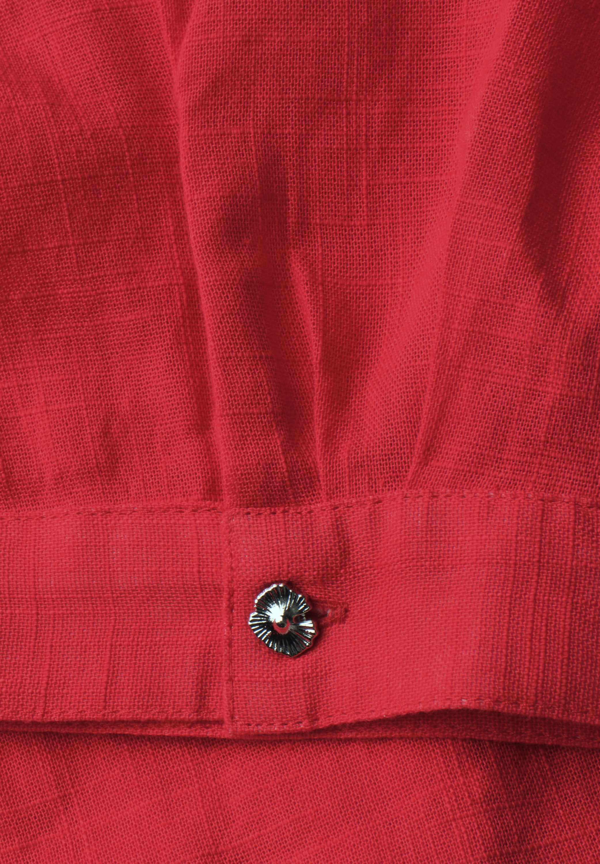 STREET ONE Hemdbluse aus reiner Baumwolle