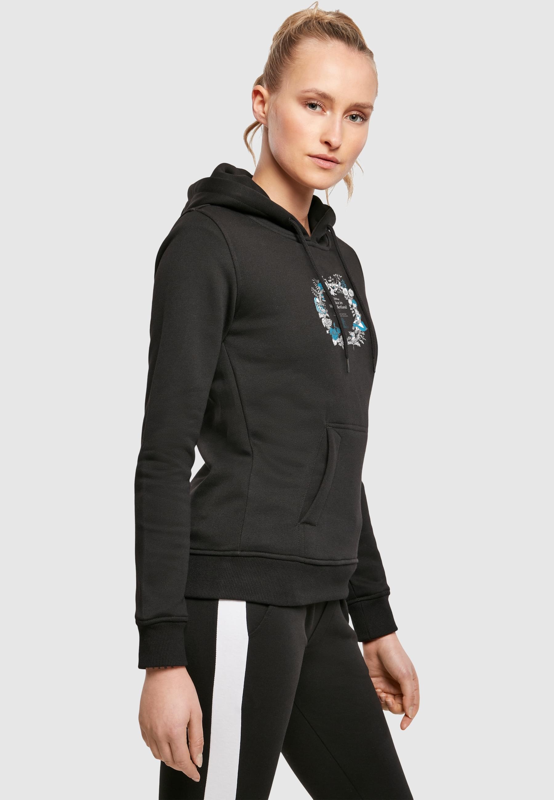 Merchcode Kapuzenpullover »Merchcode Ladies Alice in Wonderland Wreath Hoody«