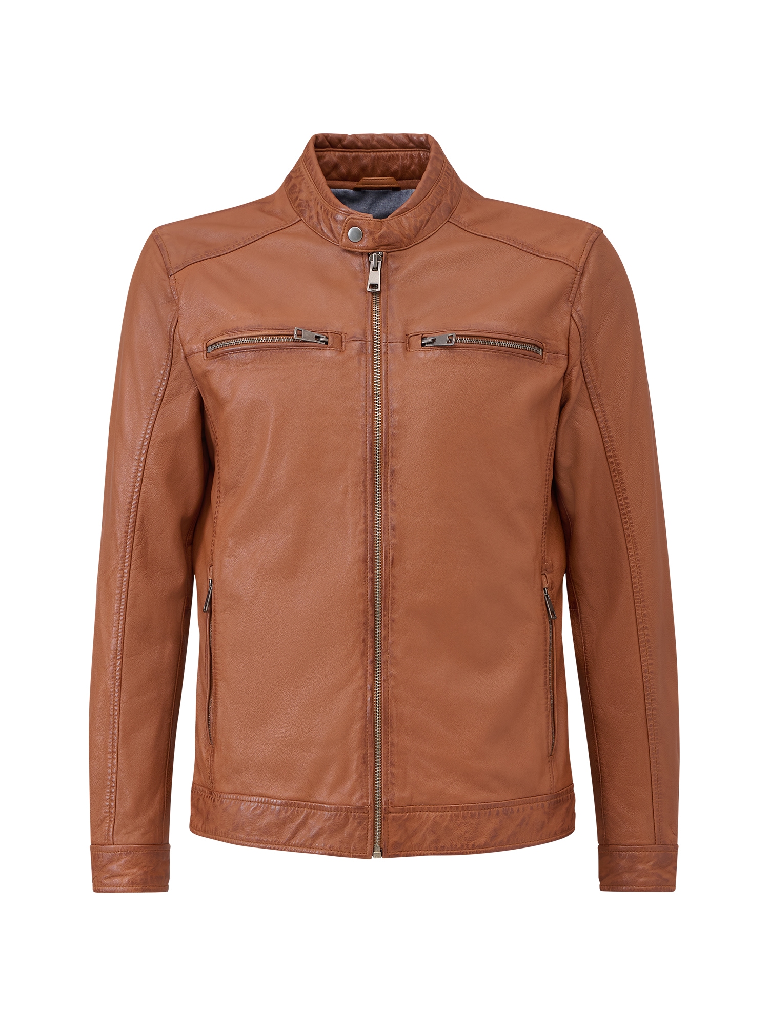 RICANO Bikerjacke "Lederjacke Cedrik" Handgefertigt aus echtem Leder