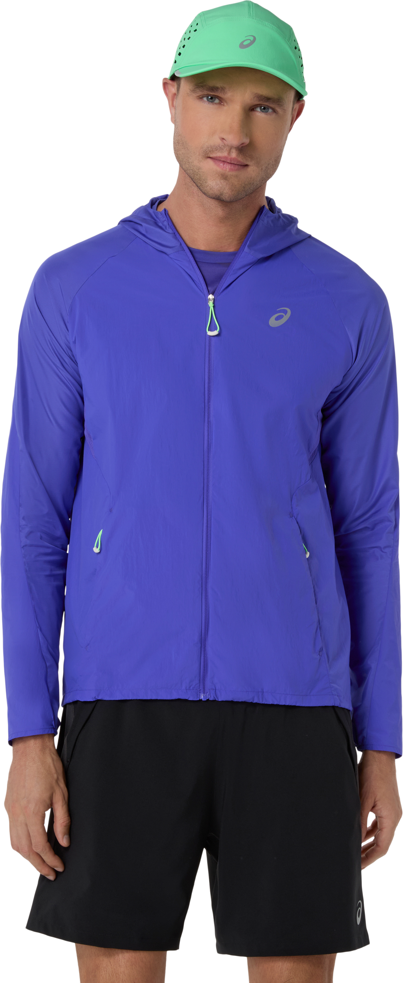 Asics Laufjacke "ROAD PACKABLE JACKET" mit Kapuze Übergangsjacke günstig online kaufen