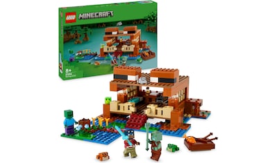 Konstruktionsspielsteine »Das Froschhaus (21256), LEGO Minecraft«, (400 St.)