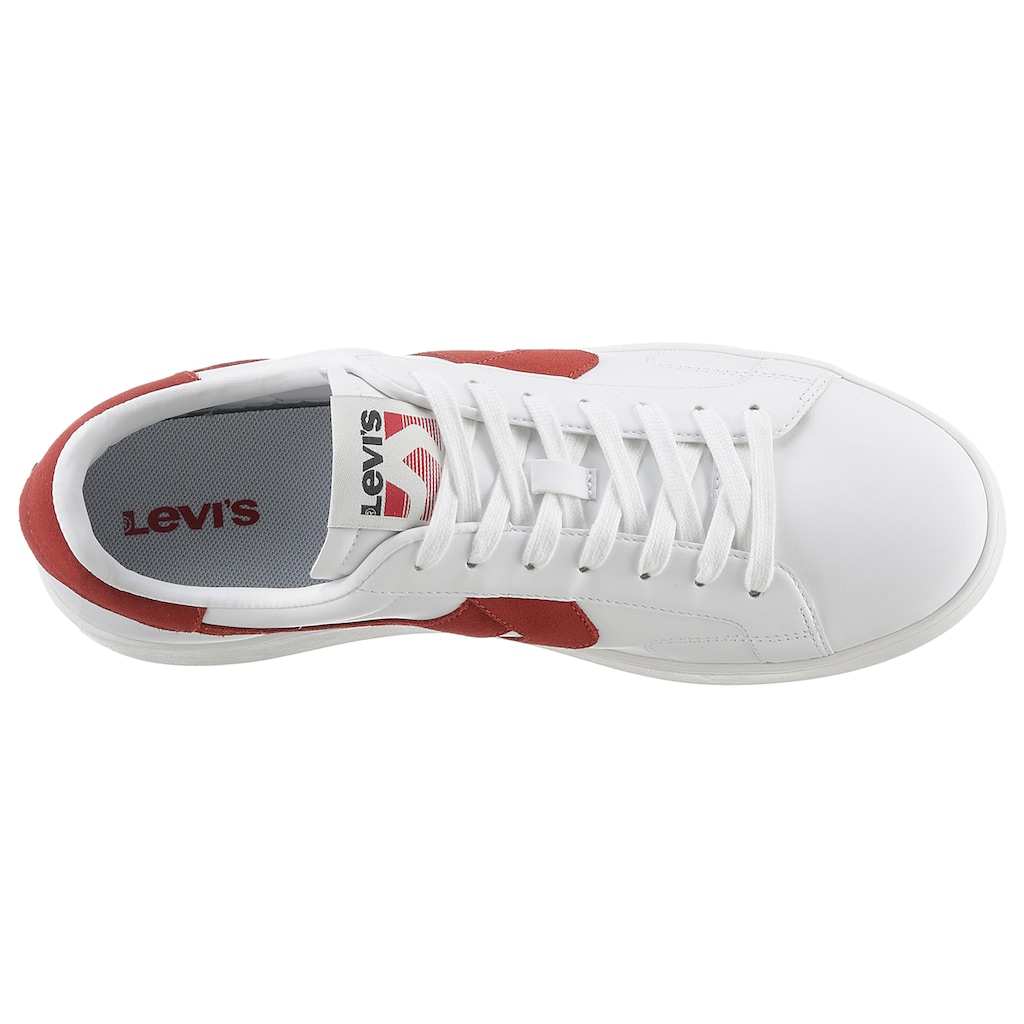 Levi's® Sneaker »SW«, mit modischem Kontrastbesatz, Freizeitschuh, Halbschuh, Schnürschuh