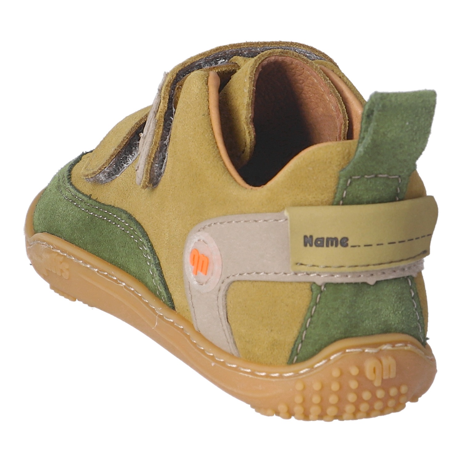 qnuffs Barfußschuh »Ahorn«  Klettschuh mit Nullsprenung, Größenschablone zum Download