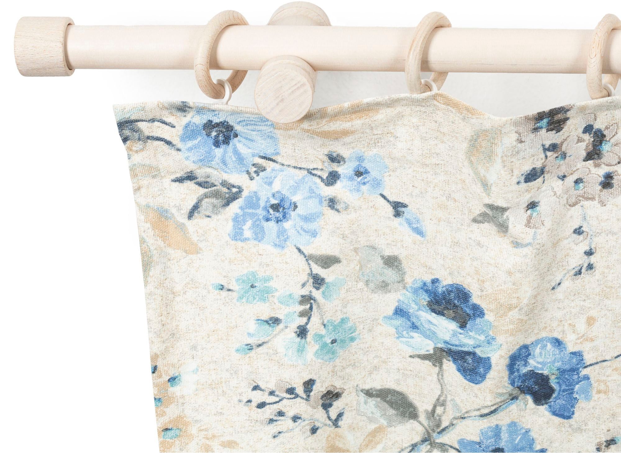 SN DECO GROUP Gardinenstange "Cafiro" 1 läufig-läufig Fixmaß 28 mm, Holz, v günstig online kaufen