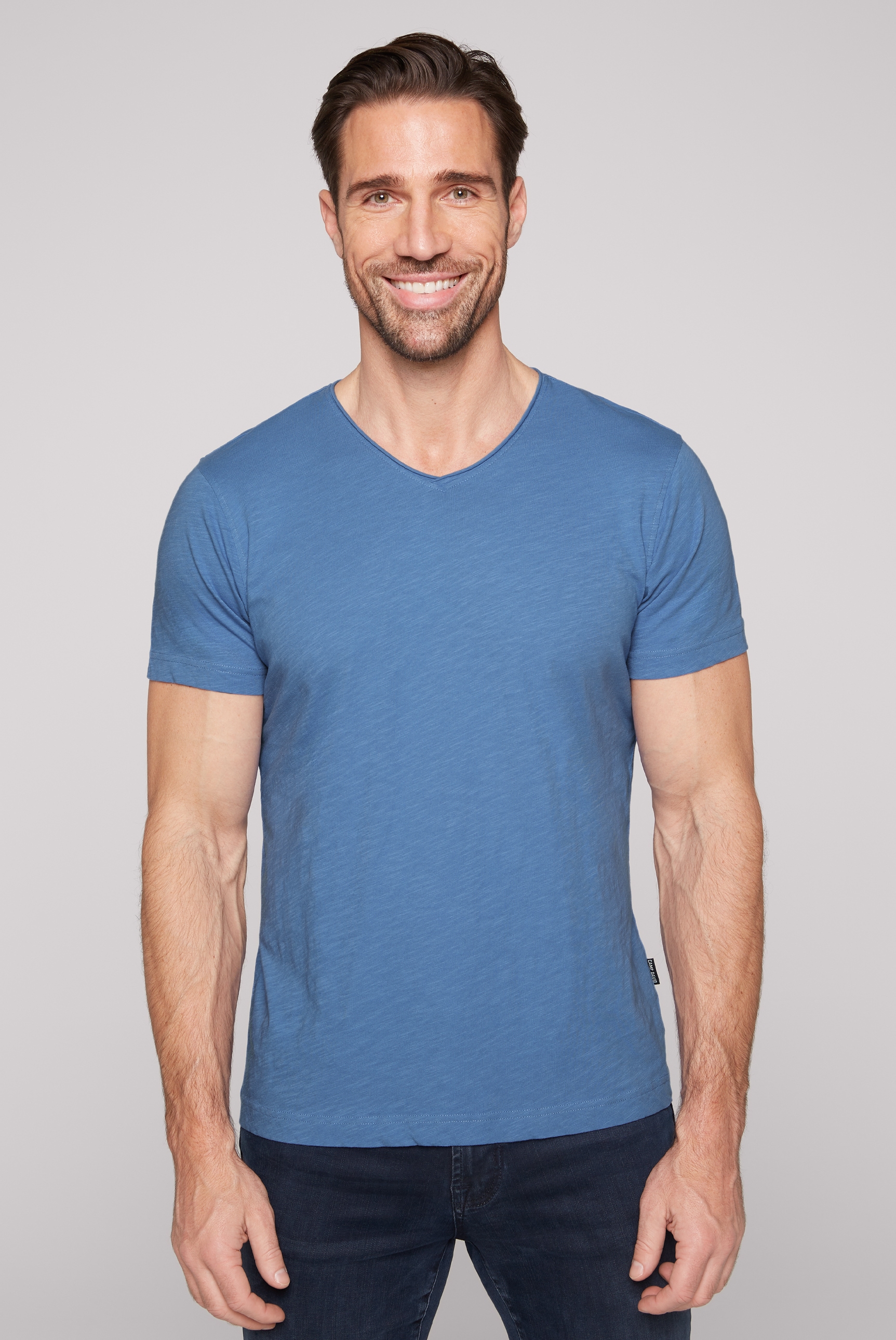 CAMP DAVID V-Shirt, aus Baumwolle