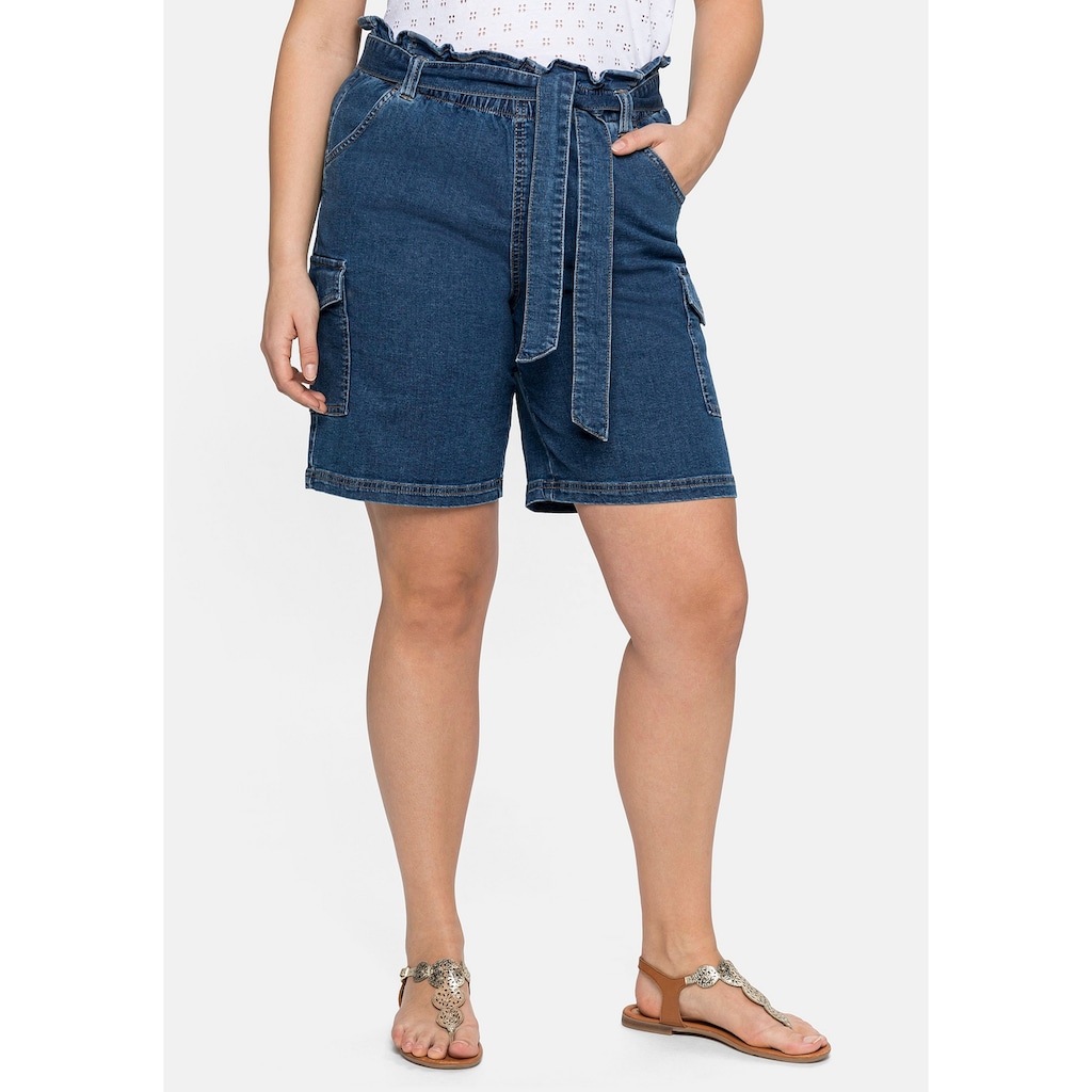 Sheego Jeansbermudas »Große Größen«, (Set)