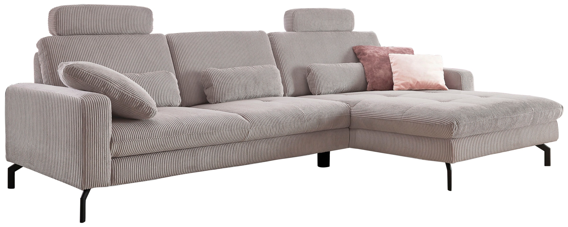 Die PlanBar Ecksofa "MP-IN20110 L-Form mit Federkern-Polsterung", optional günstig online kaufen