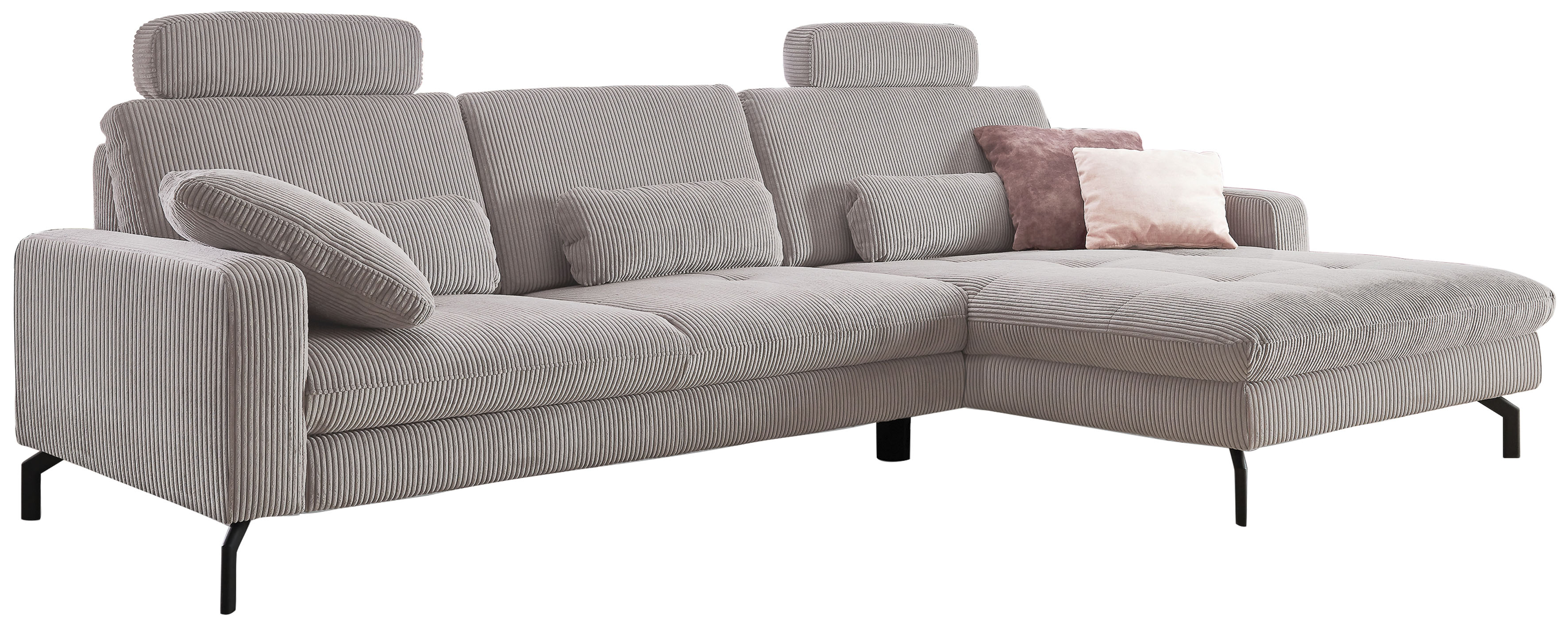 Die PlanBar Ecksofa "MP-IN20110 L-Form mit Kaltschaum-Polsterung" optional mit Funktionen erhältlich