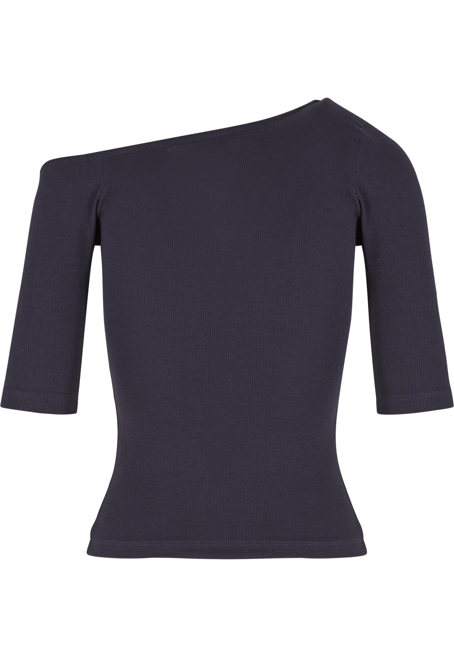 URBAN CLASSICS T-Shirt Urban Classics Ladies Organic Asymmetric Rib Tee (1- günstig online kaufen