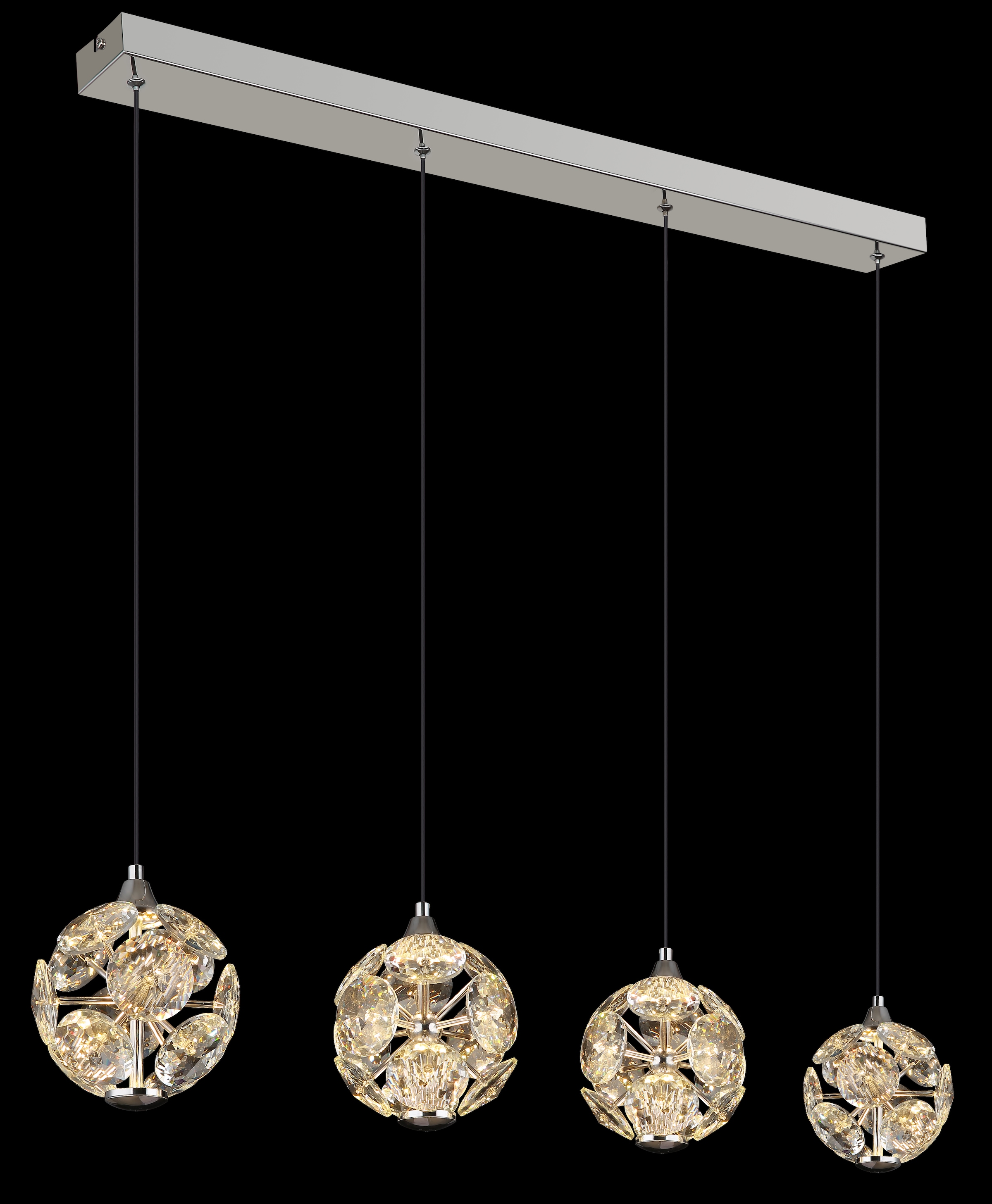 GLOBO LIGHTING Hängeleuchte »VIRINA« LED-Modul 1 Stk. Warmweiß Hängelampe Esszimmer-Leuchte Esstischleuchte Wohnzimmer