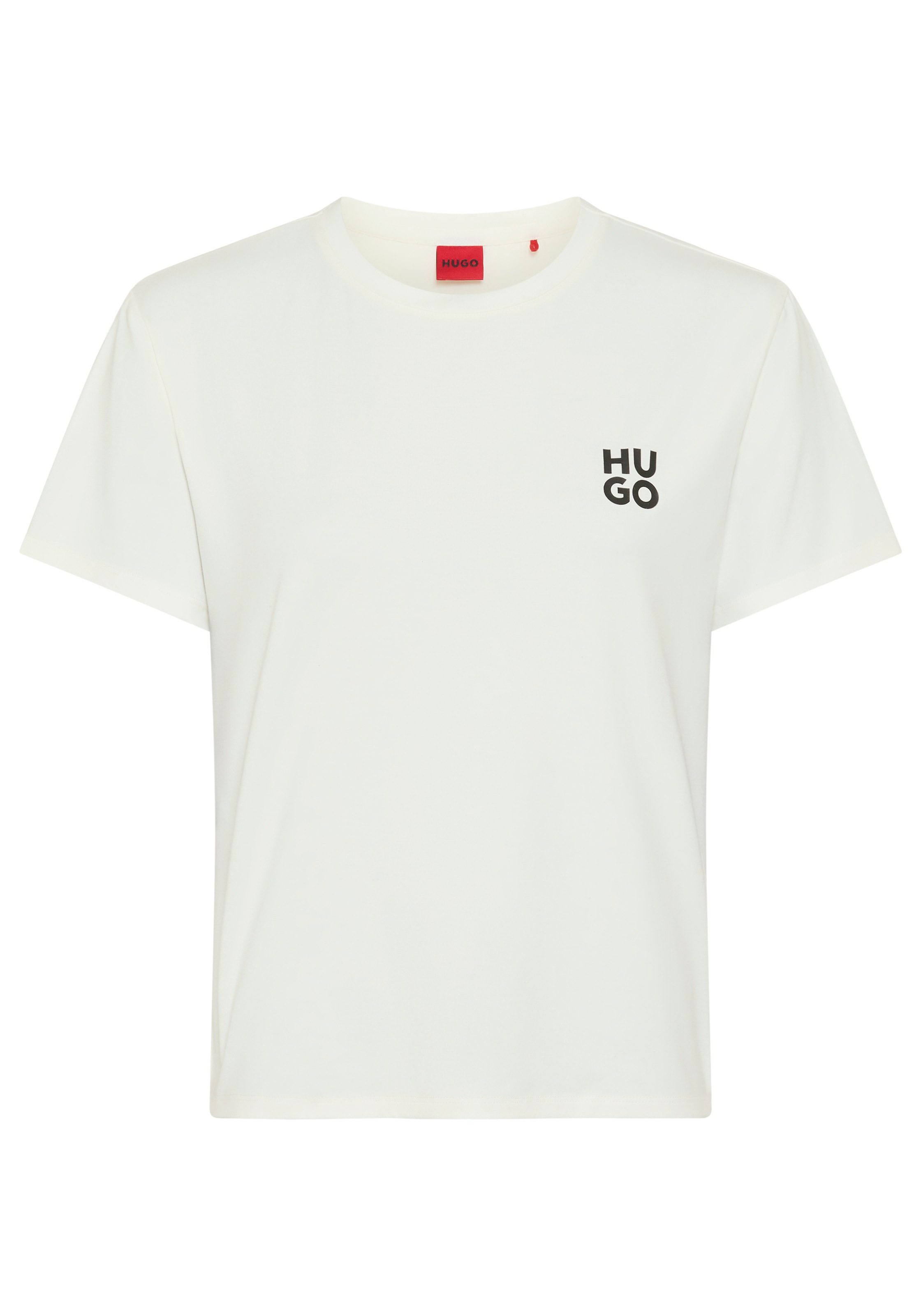 HUGO Underwear Pyjamaoberteil aus Stretch-Jersey mit Logo-Artwork, Rundhals günstig online kaufen