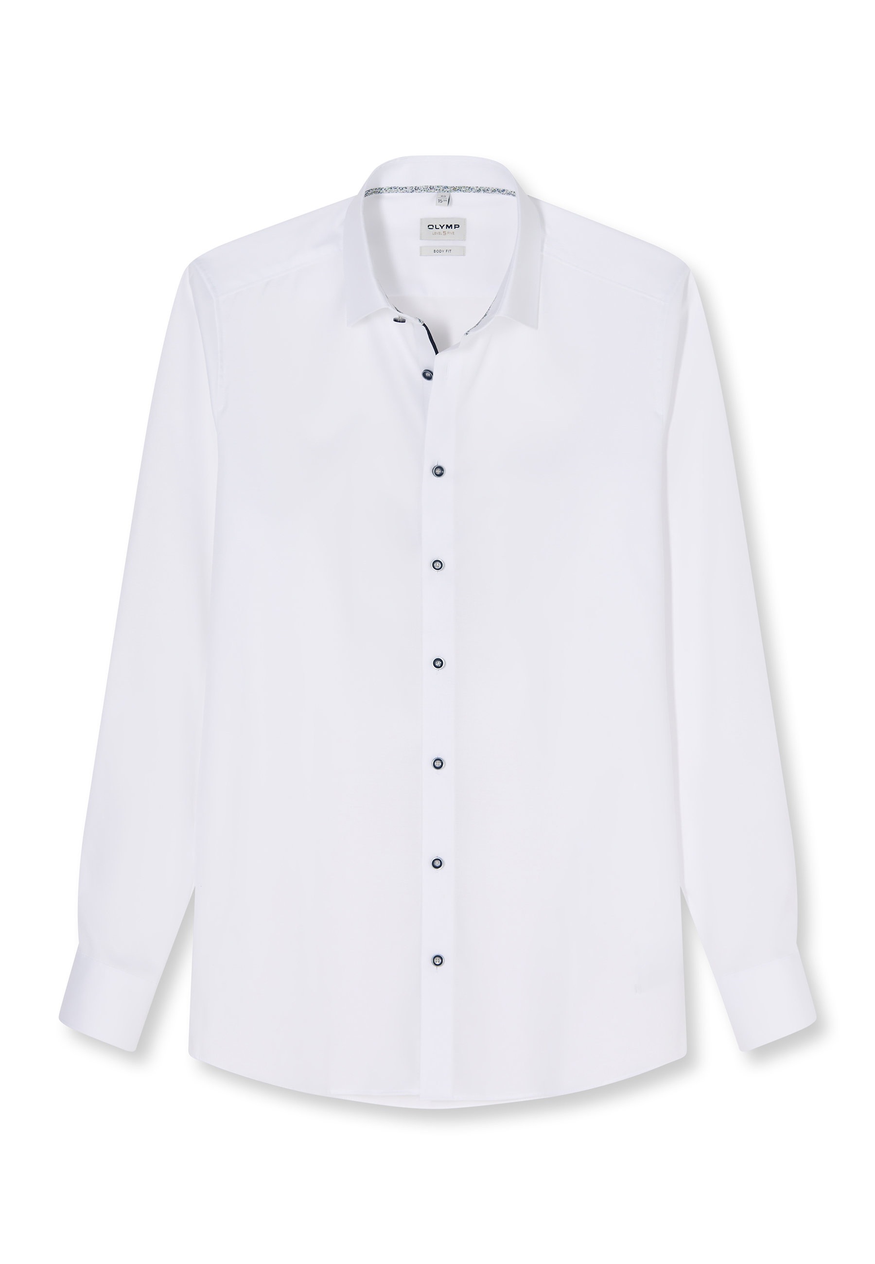 OLYMP Level Five Shirt Body Fit White 37 5