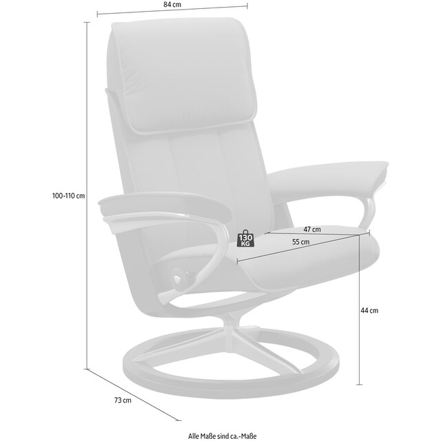 Stressless® Relaxsessel »Admiral«, mit Signature Base, Größe M & L, Gestell  Schwarz bestellen | BAUR